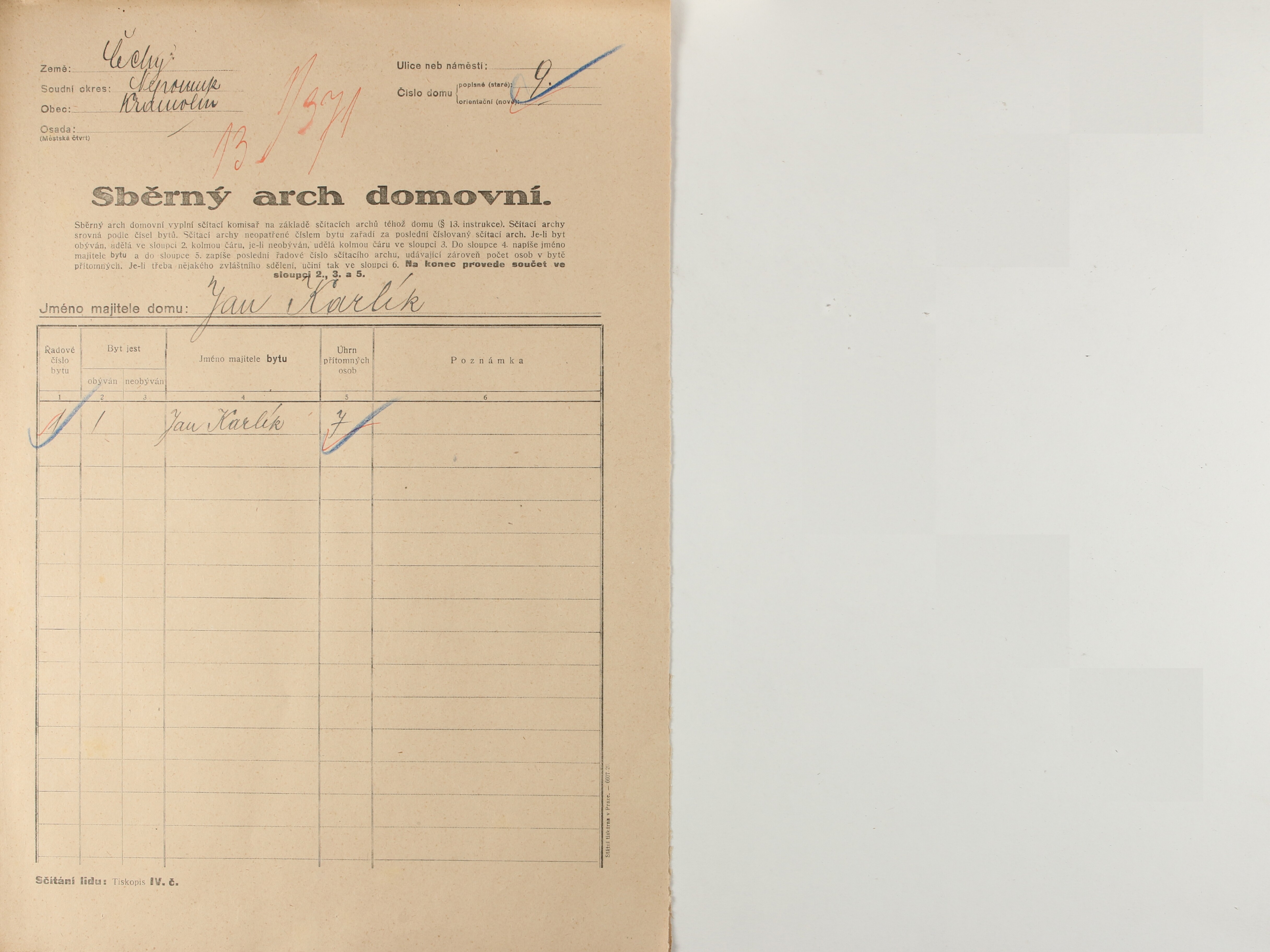 1. soap-pj_00302_census-1921-kramolin-cp009_0010