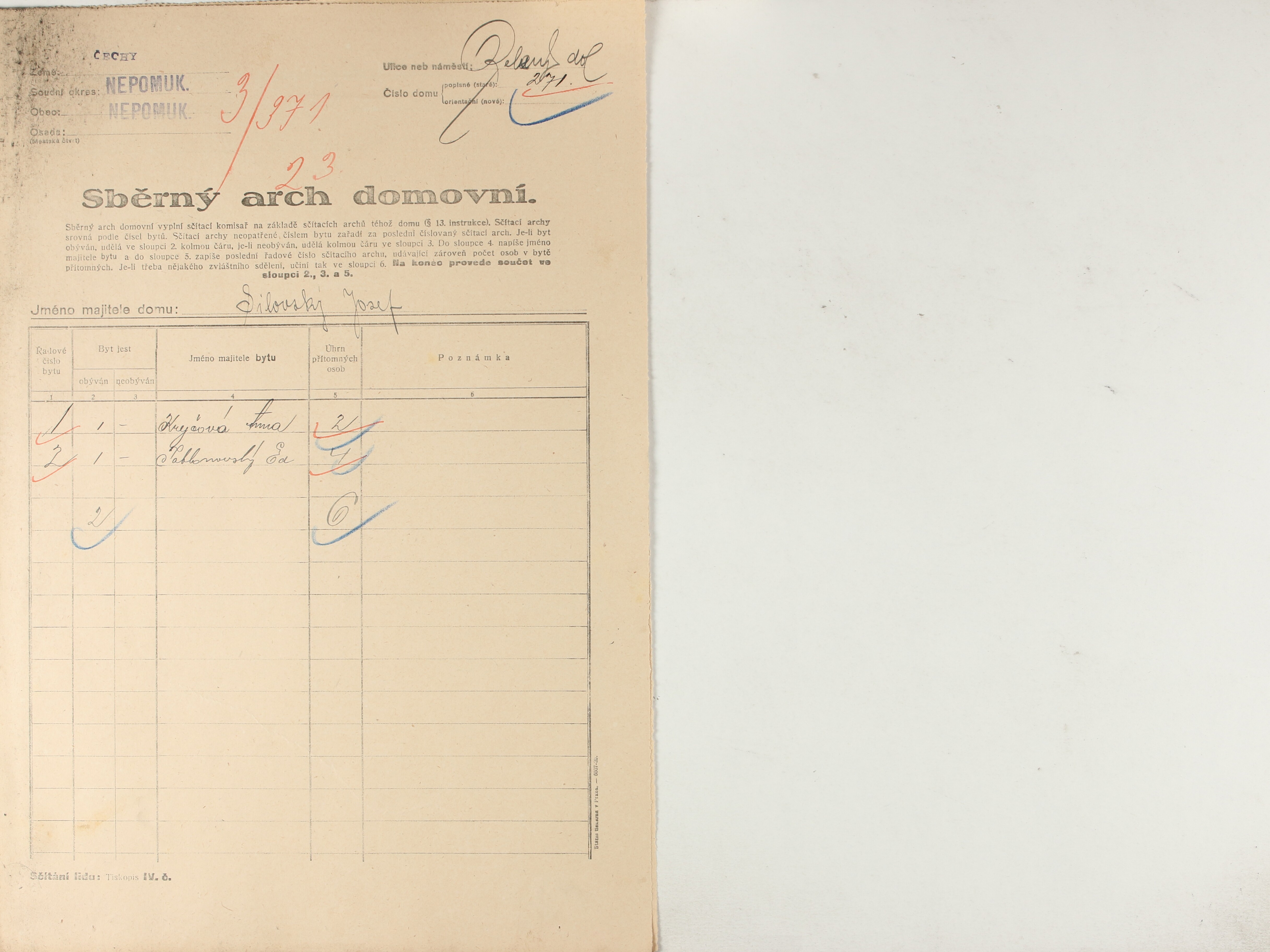 1. soap-pj_00302_census-1921-nepomuk-cp271_0010