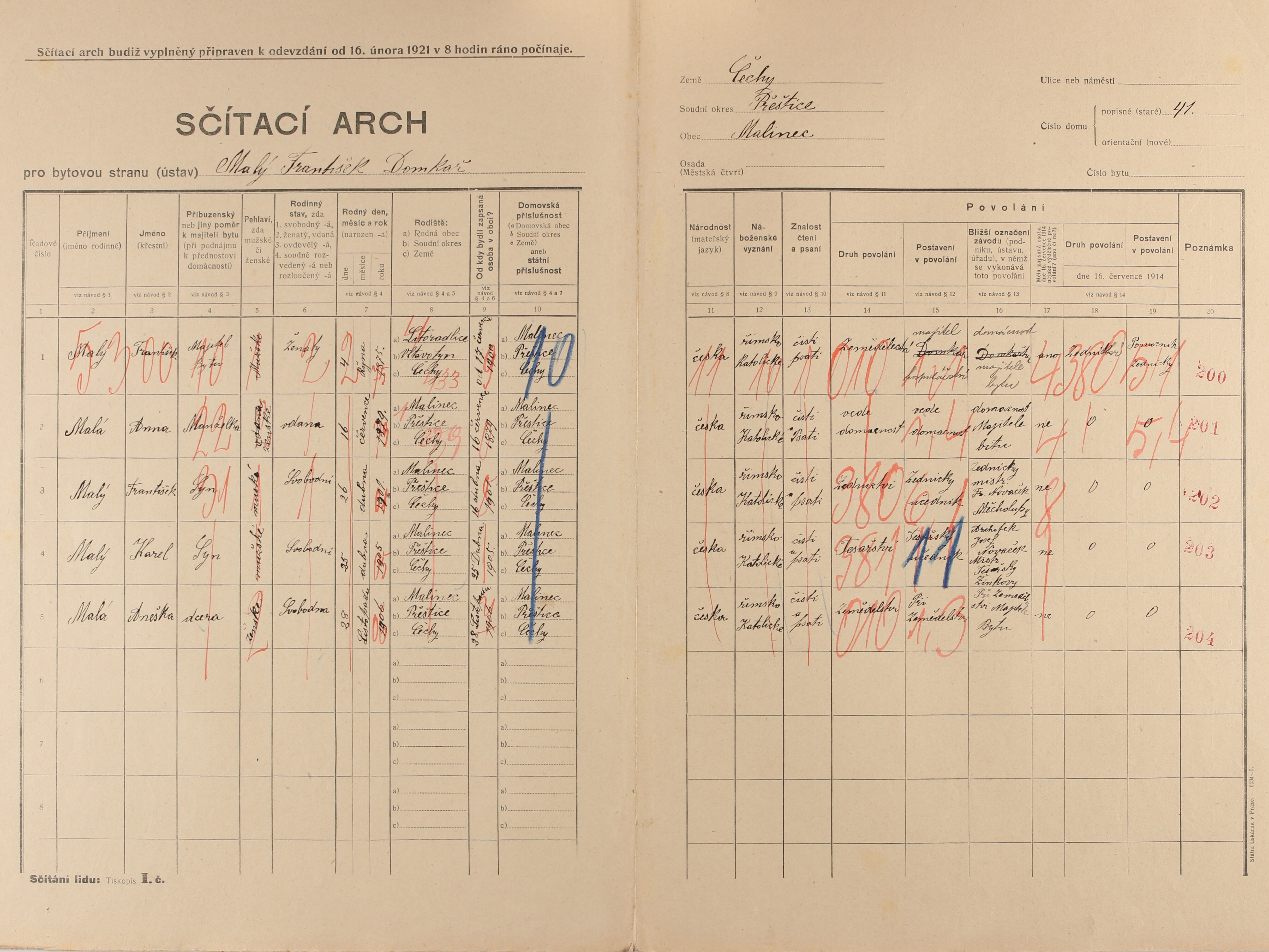 2. soap-pj_00302_census-1921-malinec-cp041_0020