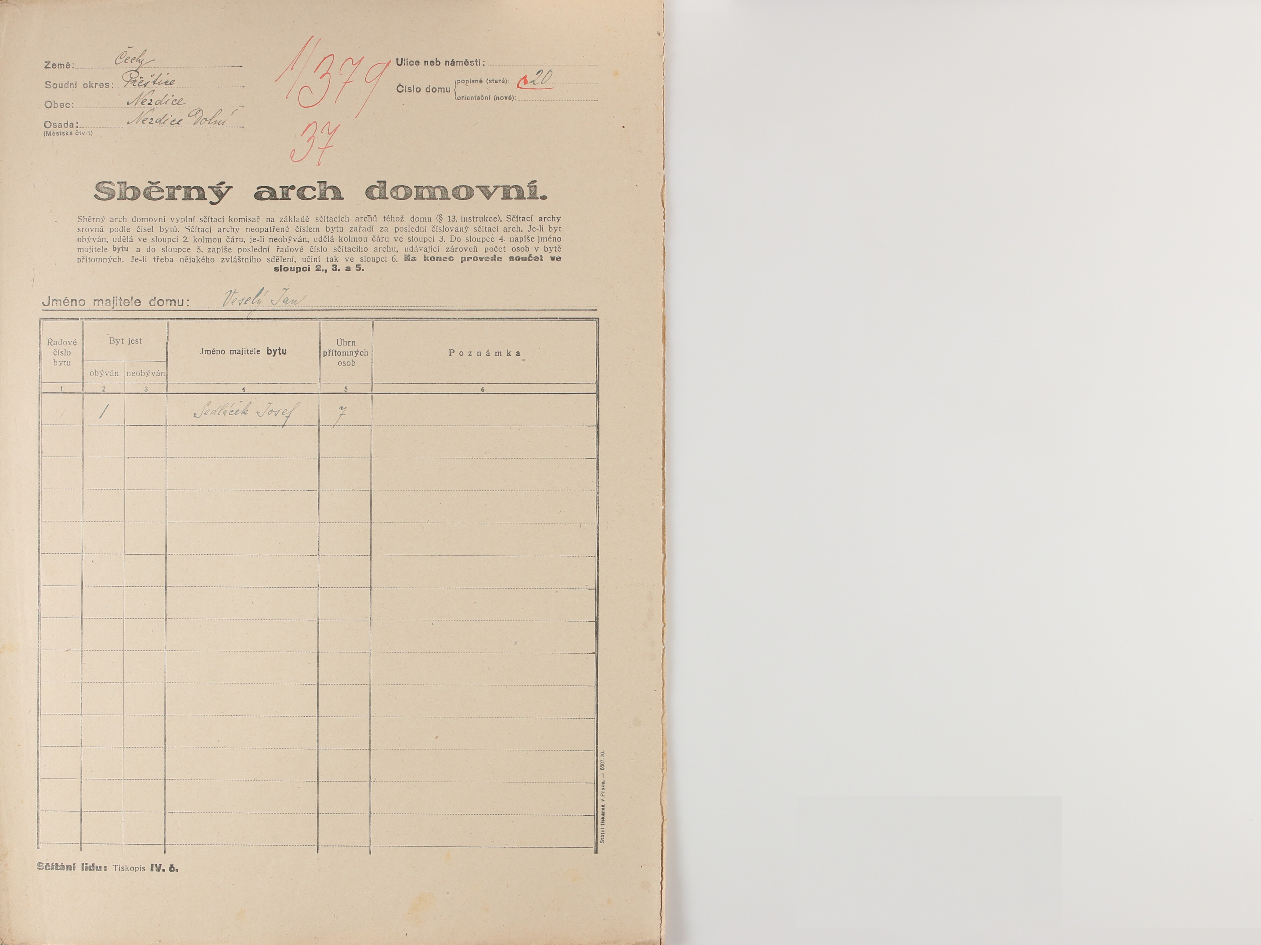 1. soap-pj_00302_census-1921-nezdice-dolni-cp020_0010