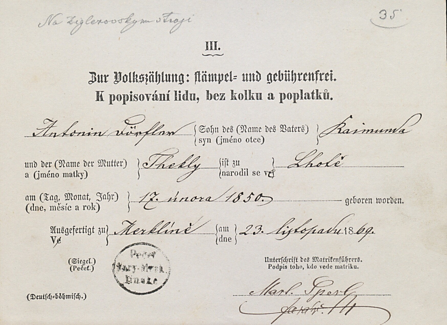 17. soap-pj_00302_census-sum-1869-klousov-lhota_0170