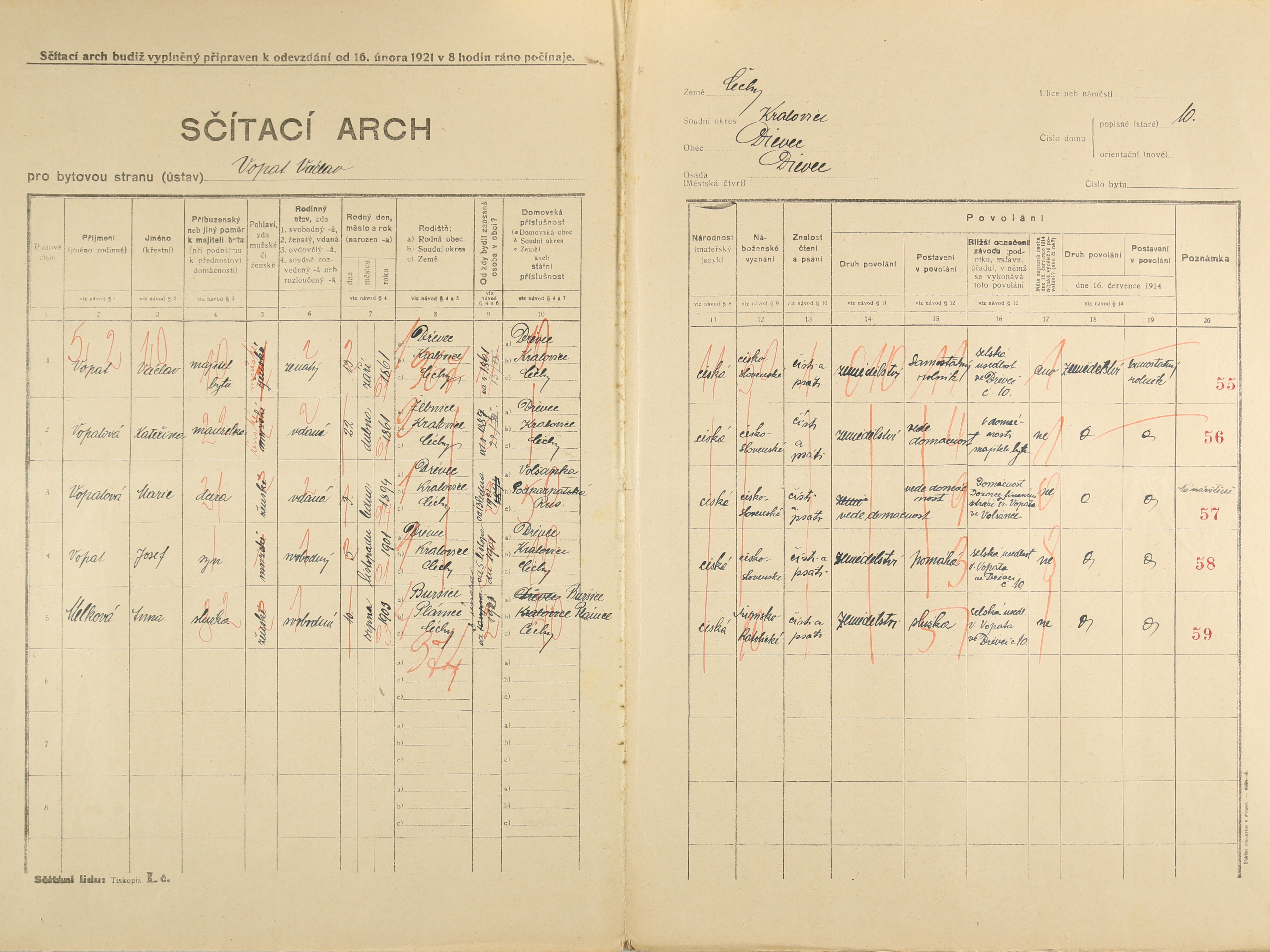 2. soap-ps_00423_census-1921-drevec-cp010_0020