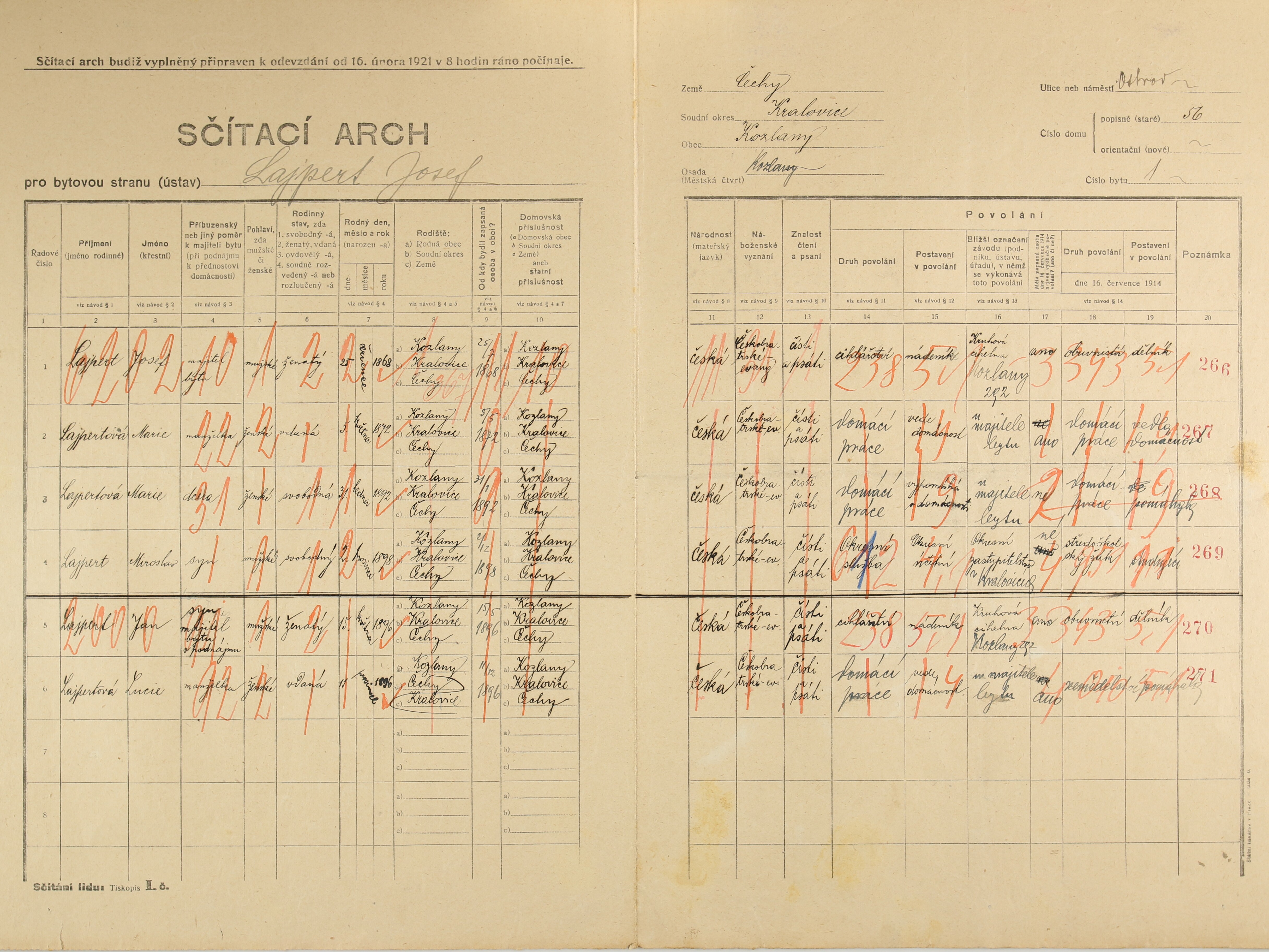 2. soap-ps_00423_census-1921-kozlany-cp056_0020