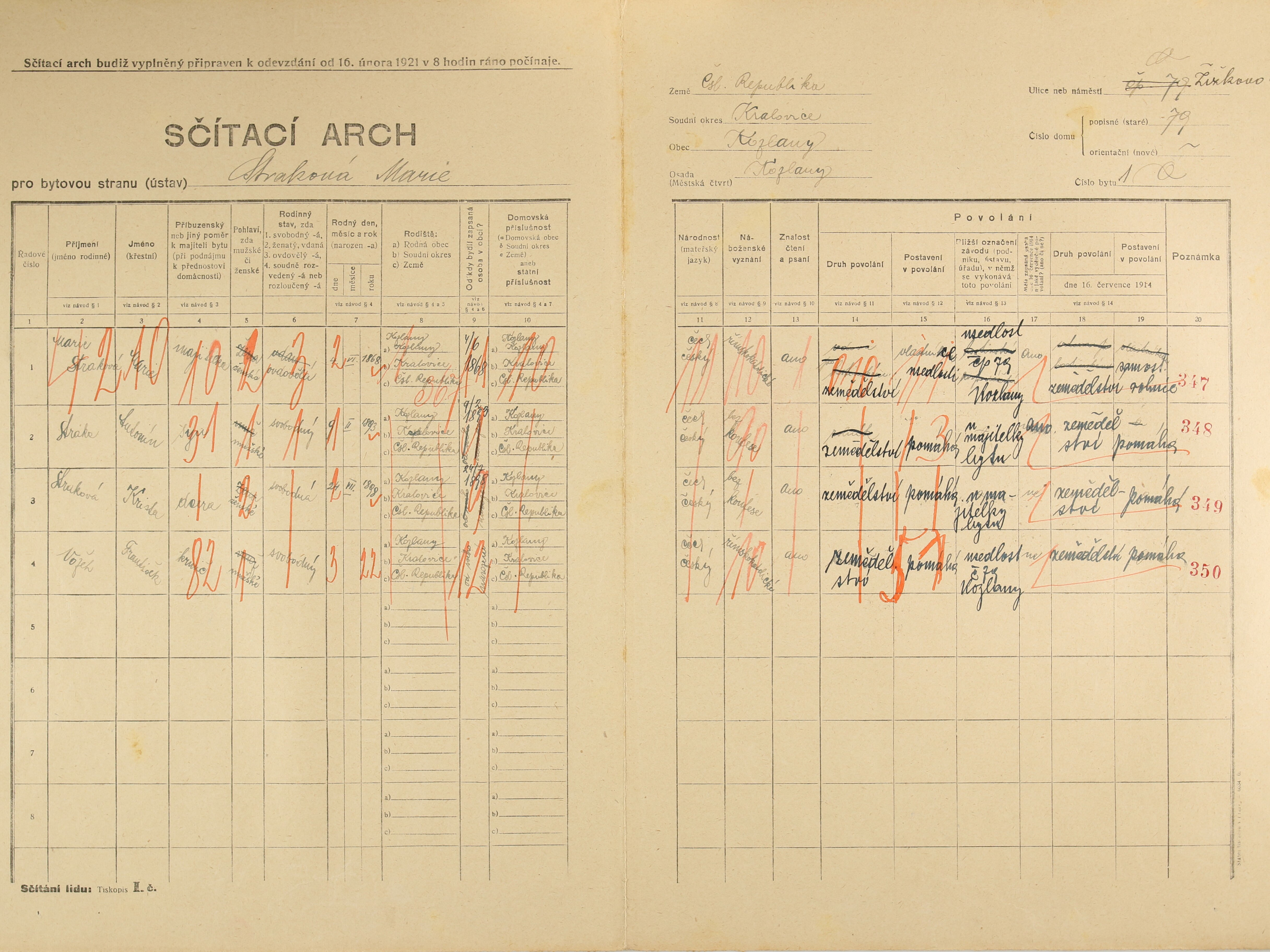 2. soap-ps_00423_census-1921-kozlany-cp079_0020