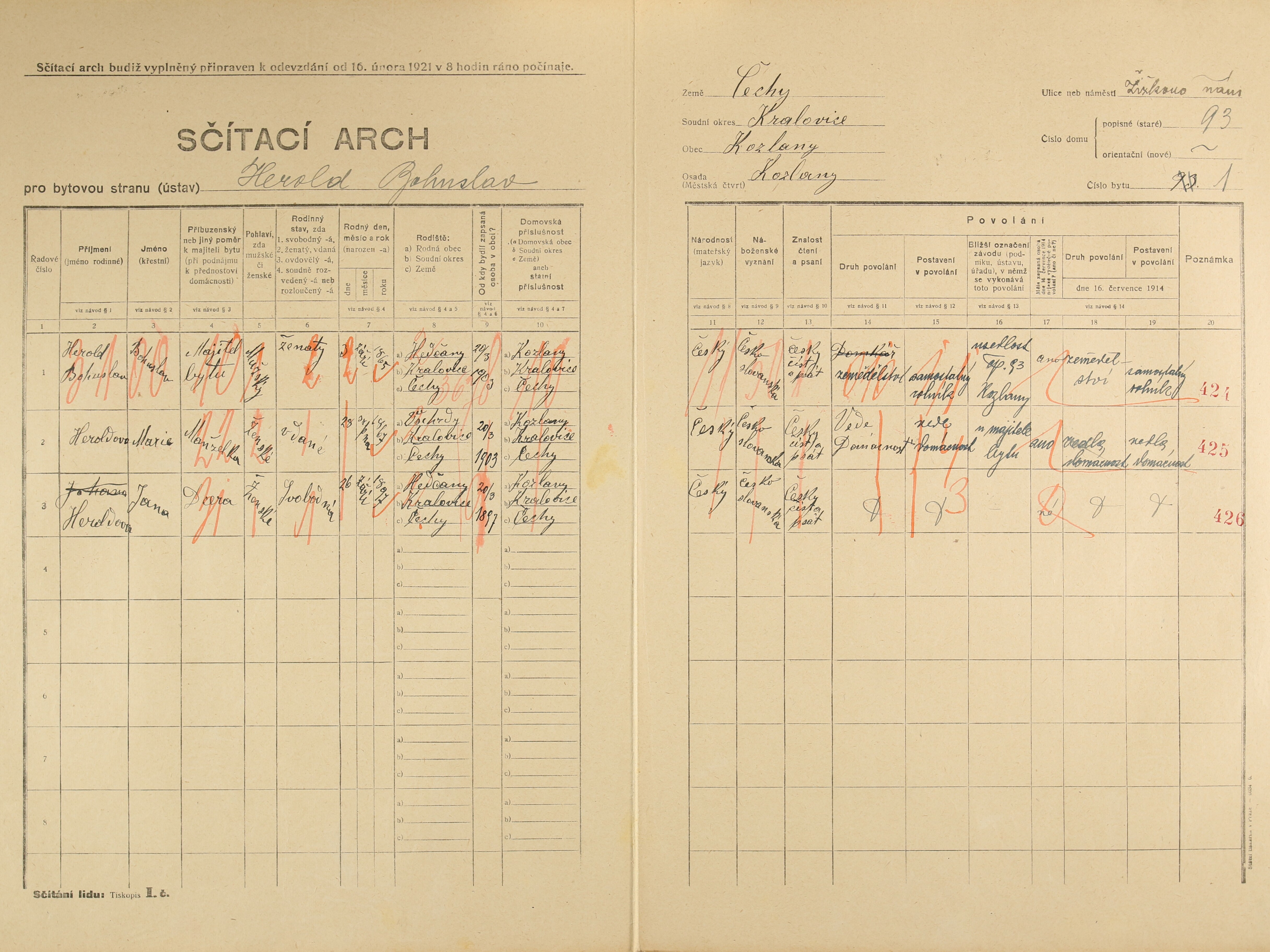 2. soap-ps_00423_census-1921-kozlany-cp093_0020