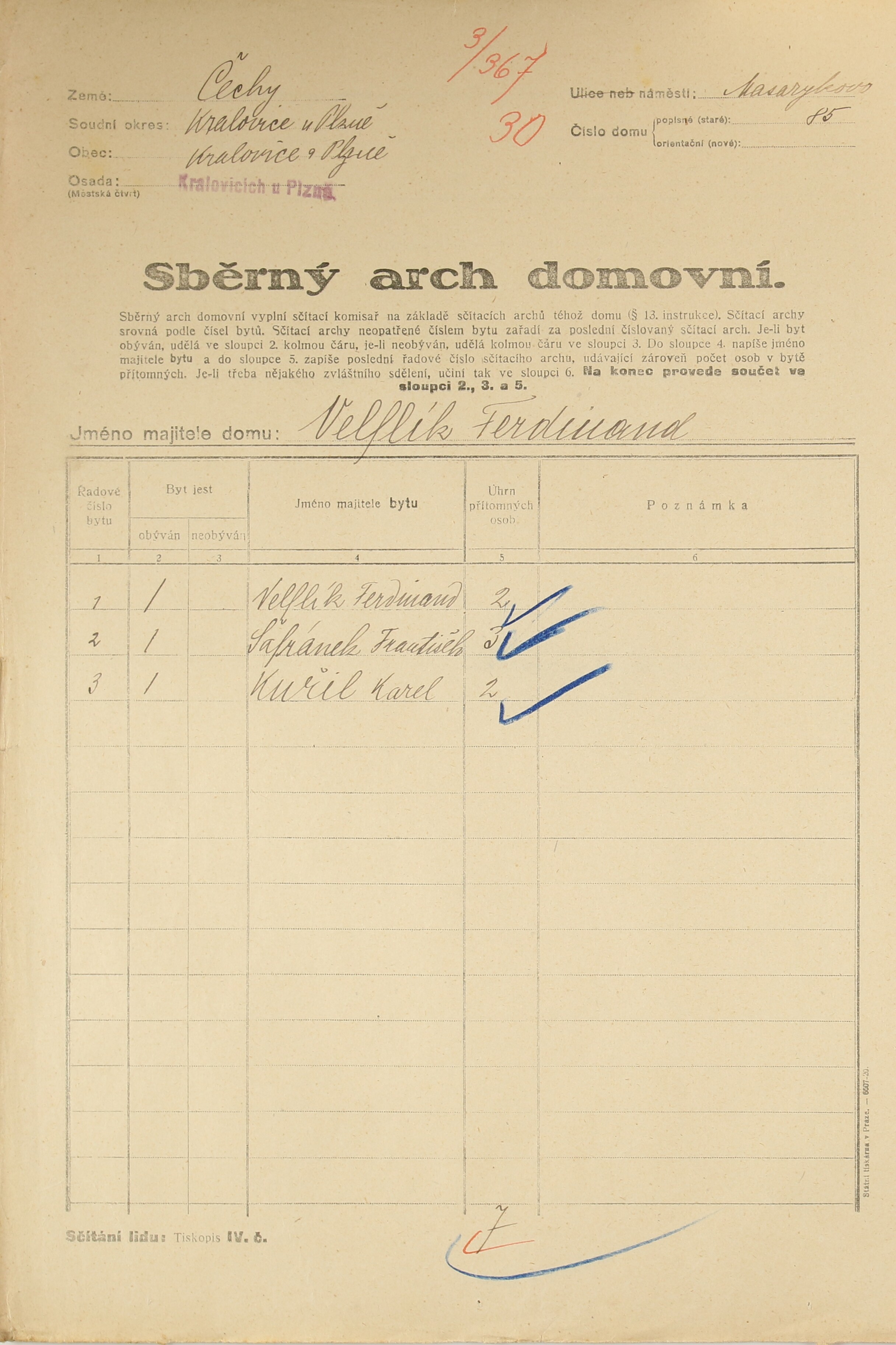 1. soap-ps_00423_census-1921-kralovice-cp085_0010