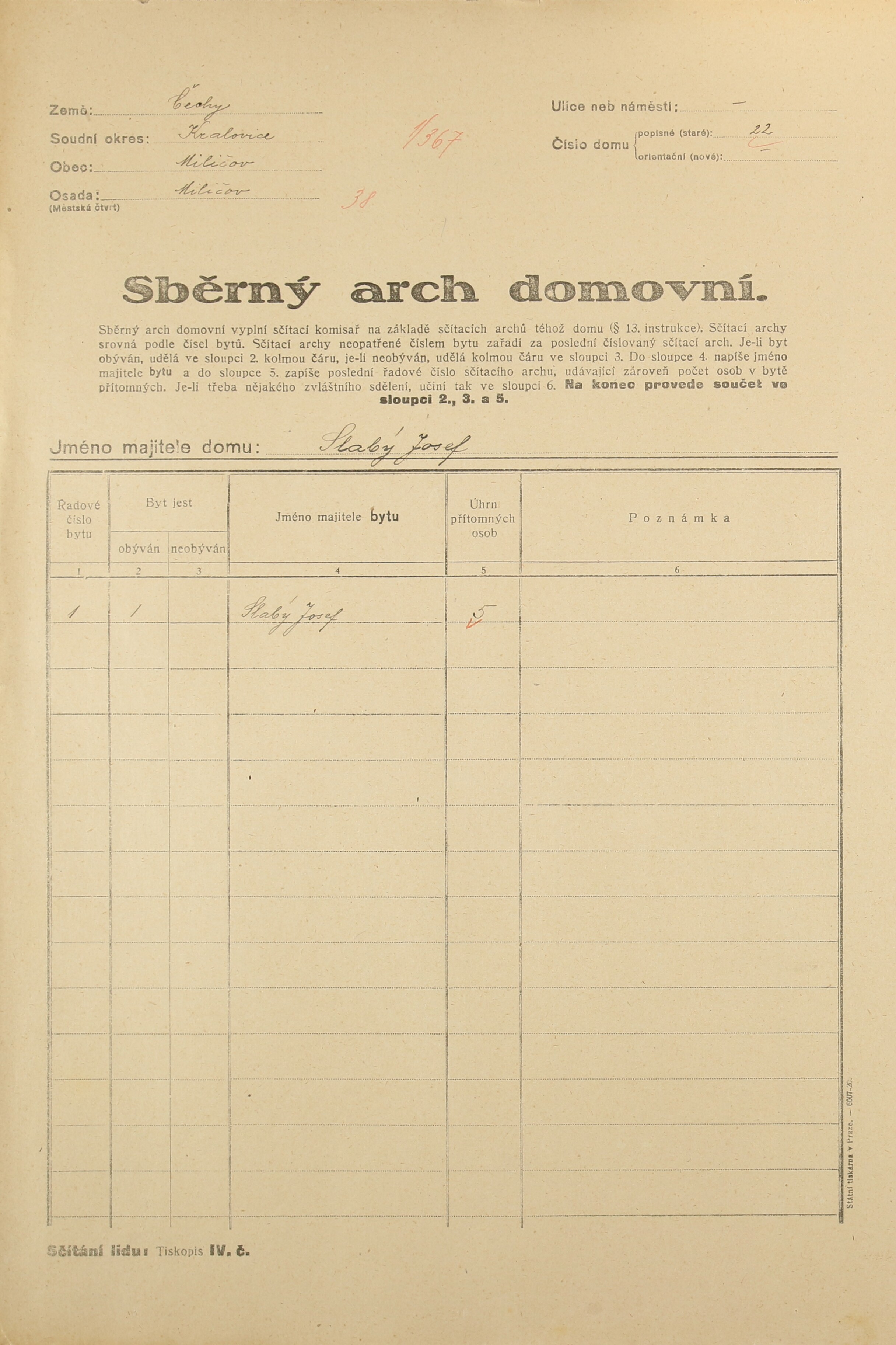 1. soap-ps_00423_census-1921-milicov-cp022_0010