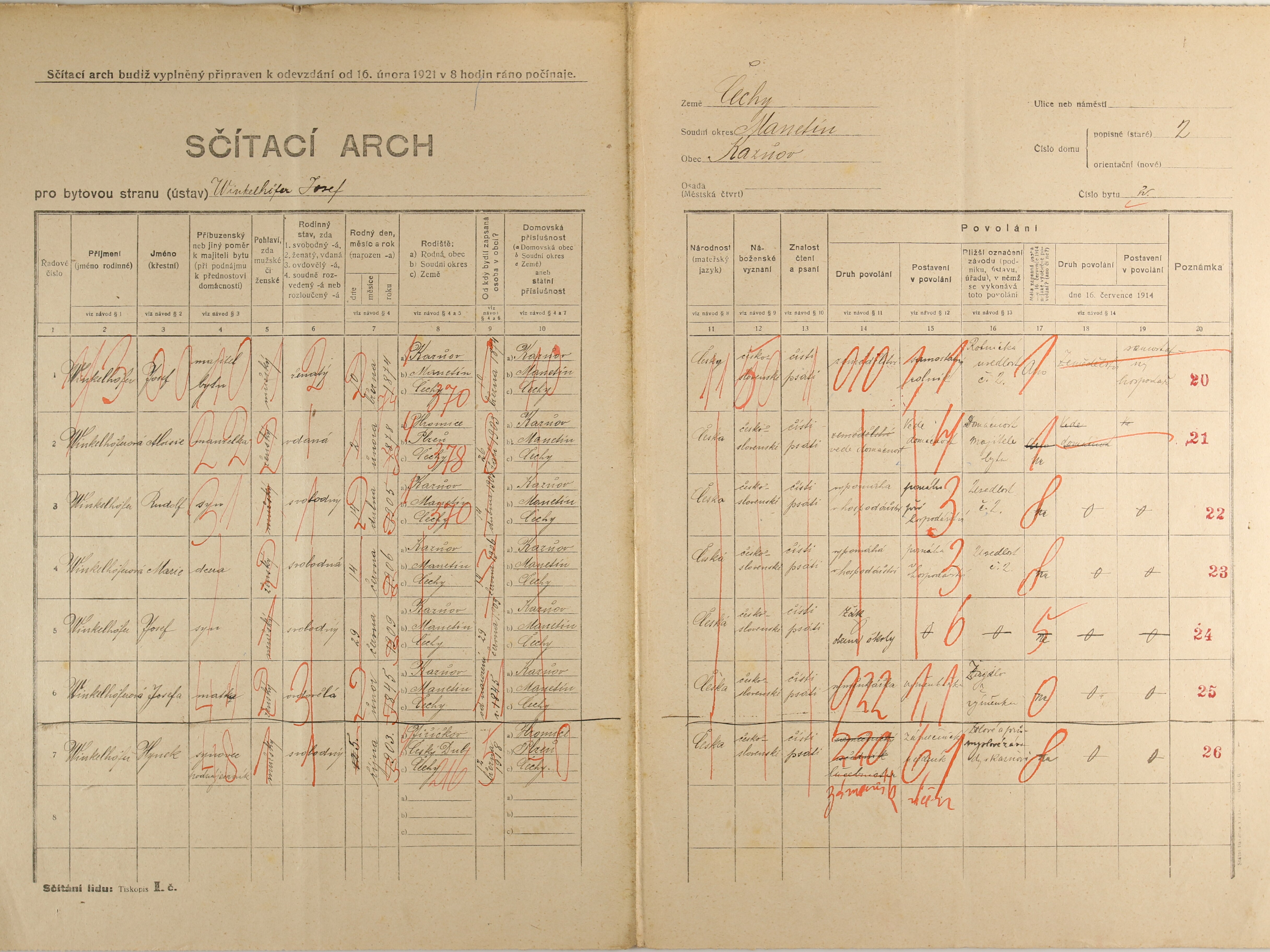 2. soap-ps_00423_census-1921-kaznejov-cp002_0020