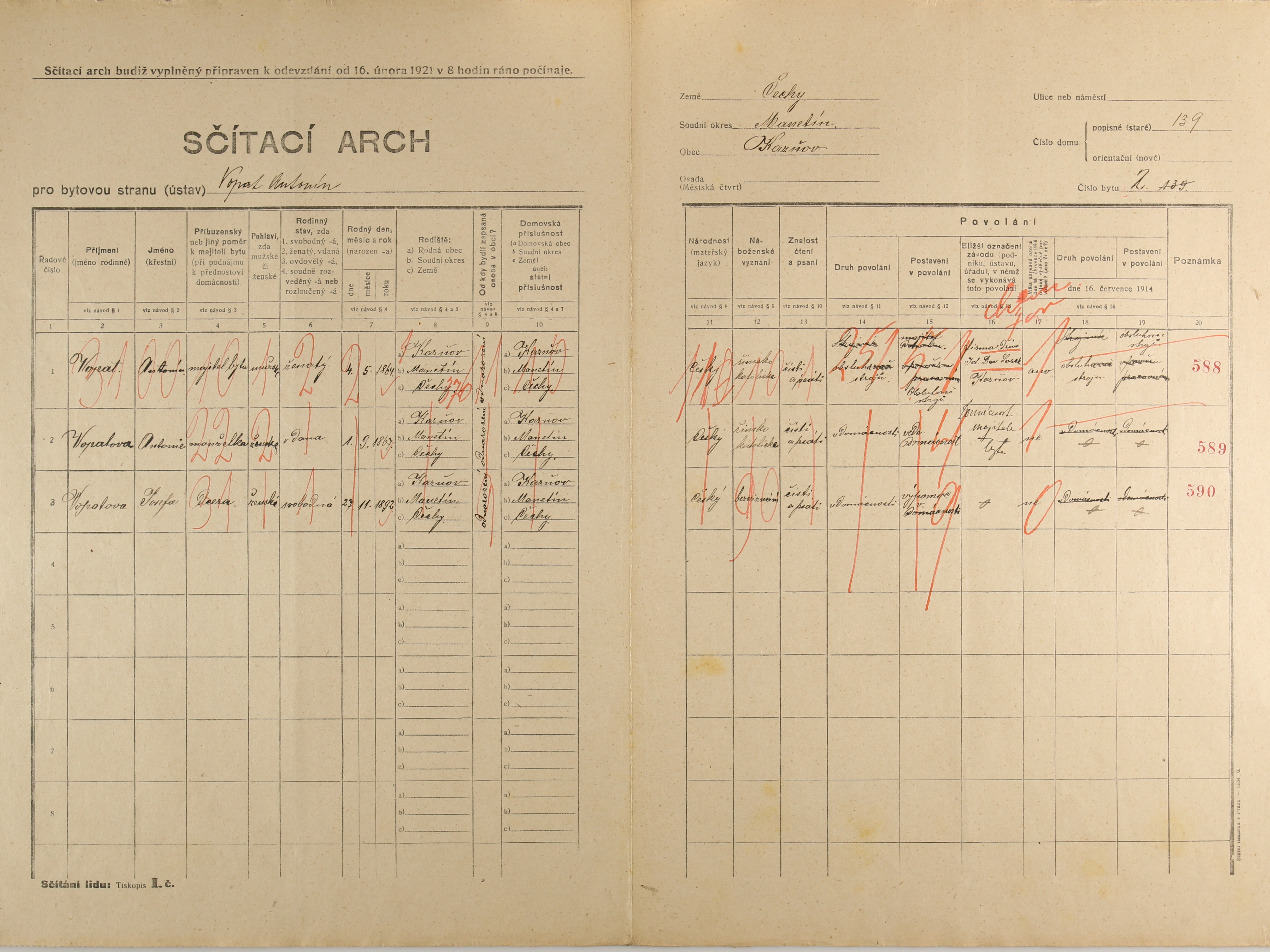 2. soap-ps_00423_census-1921-kaznejov-cp139_0020