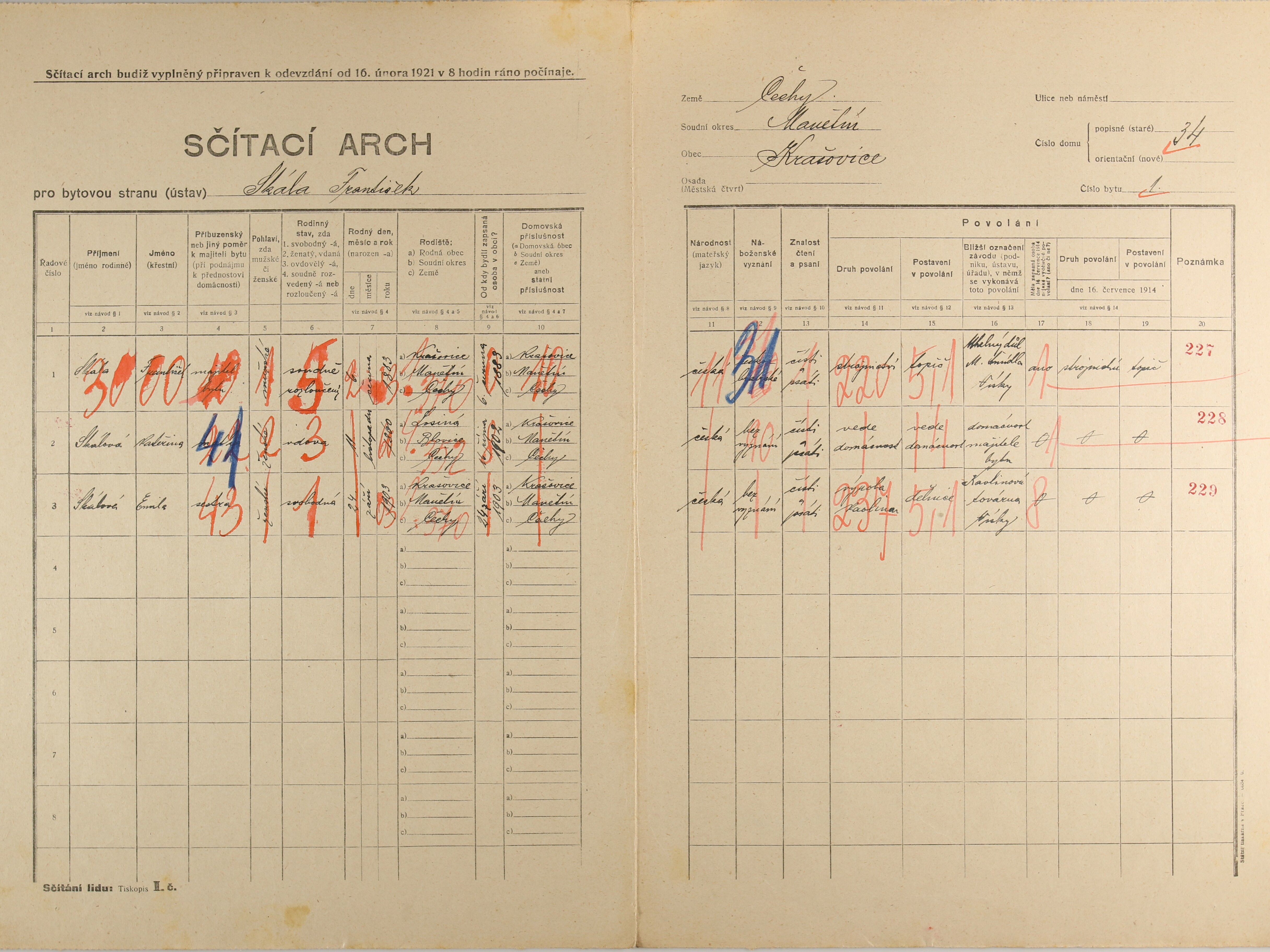 2. soap-ps_00423_census-1921-krasovice-cp034_0020