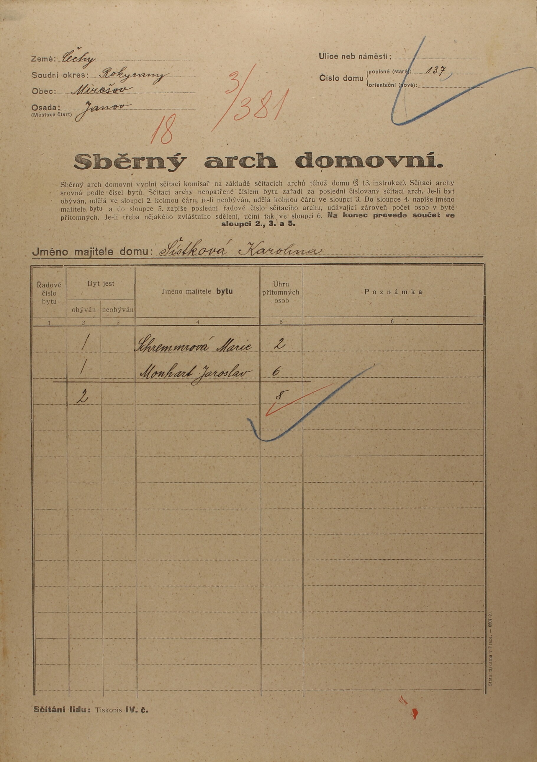 1. soap-ro_00002_census-1921-mirosov-cp137_0010