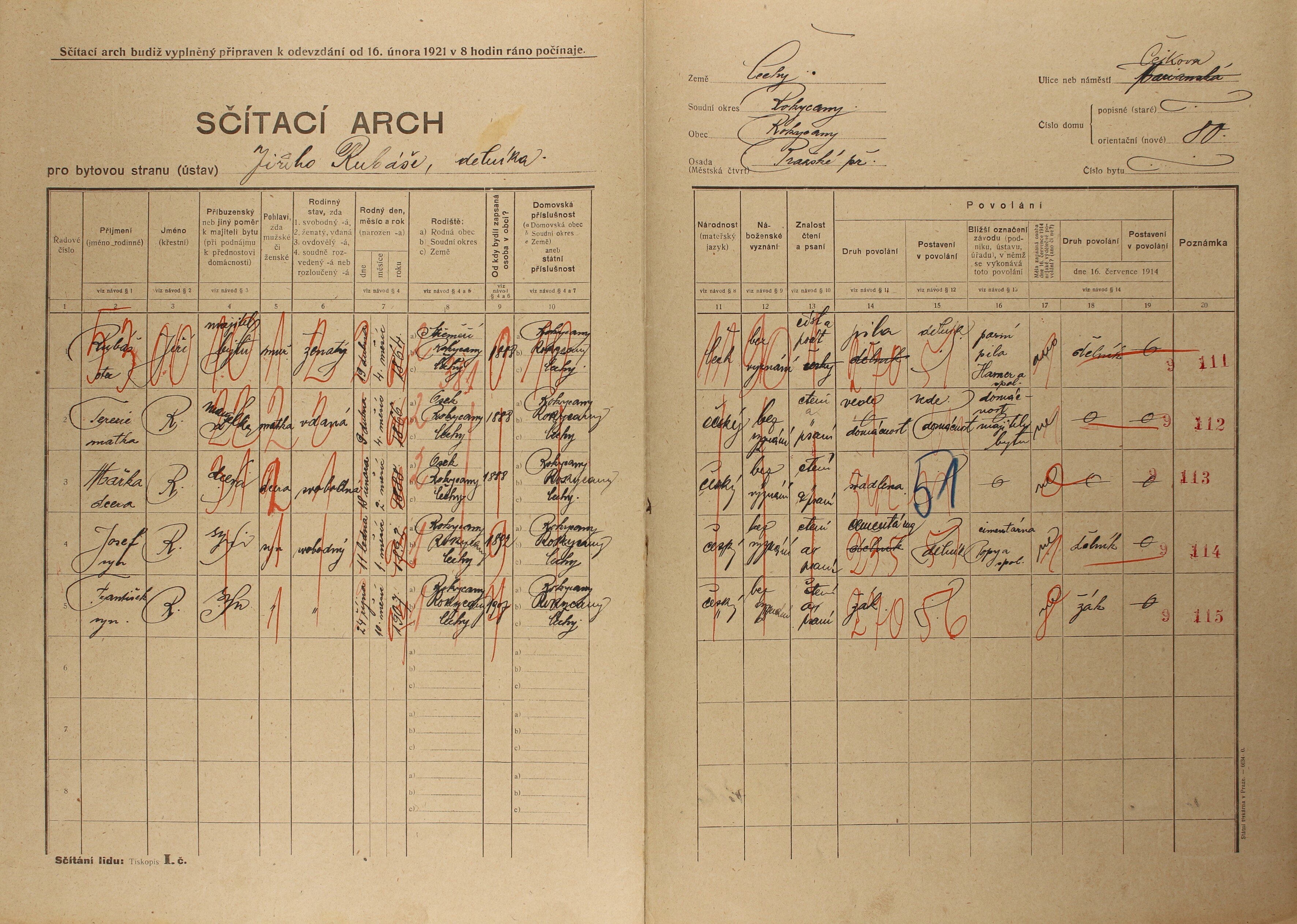 6. soap-ro_00002_census-1921-rokycany-prazske-predmesti-cp080_0060