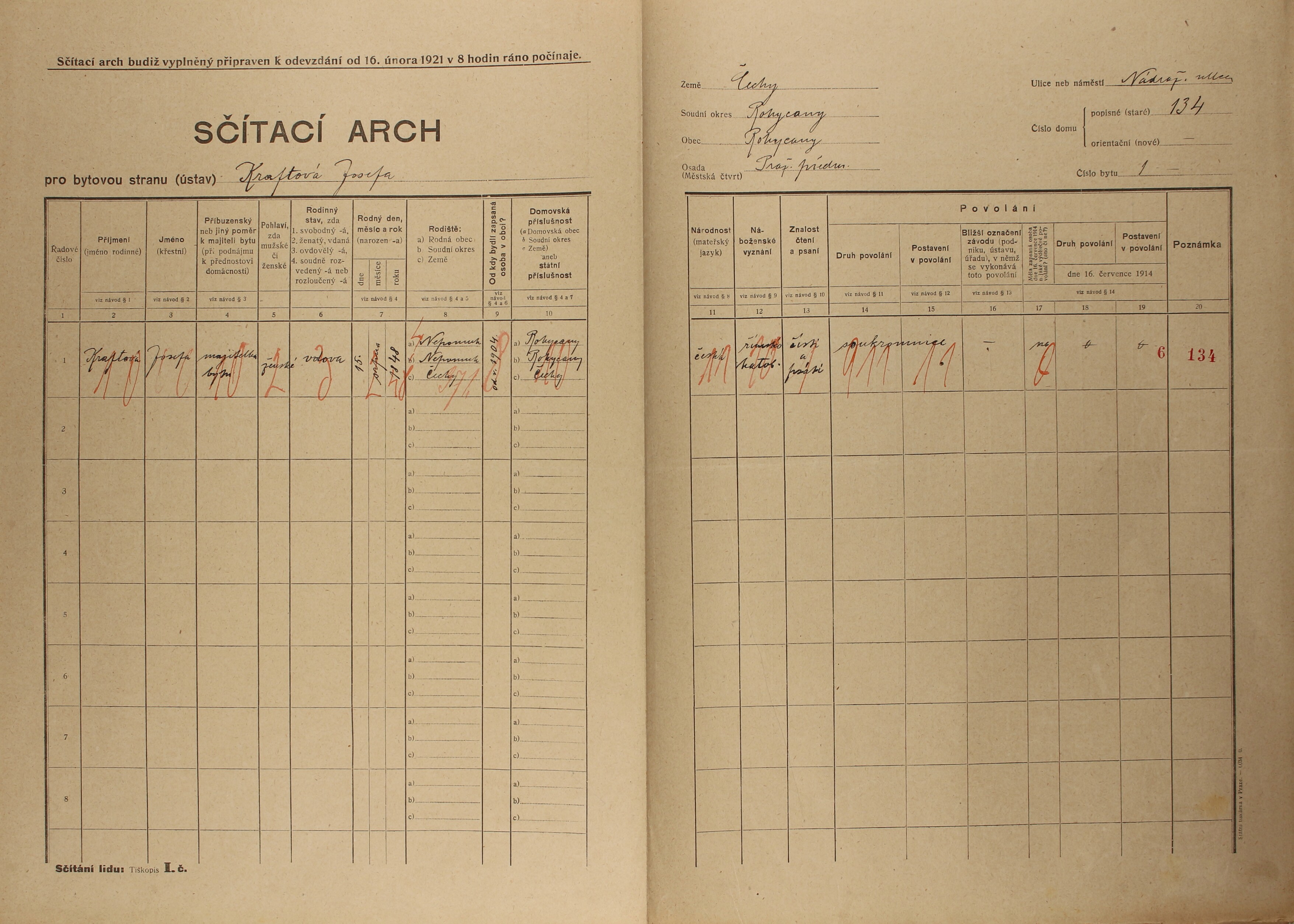 2. soap-ro_00002_census-1921-rokycany-prazske-predmesti-cp134_0020