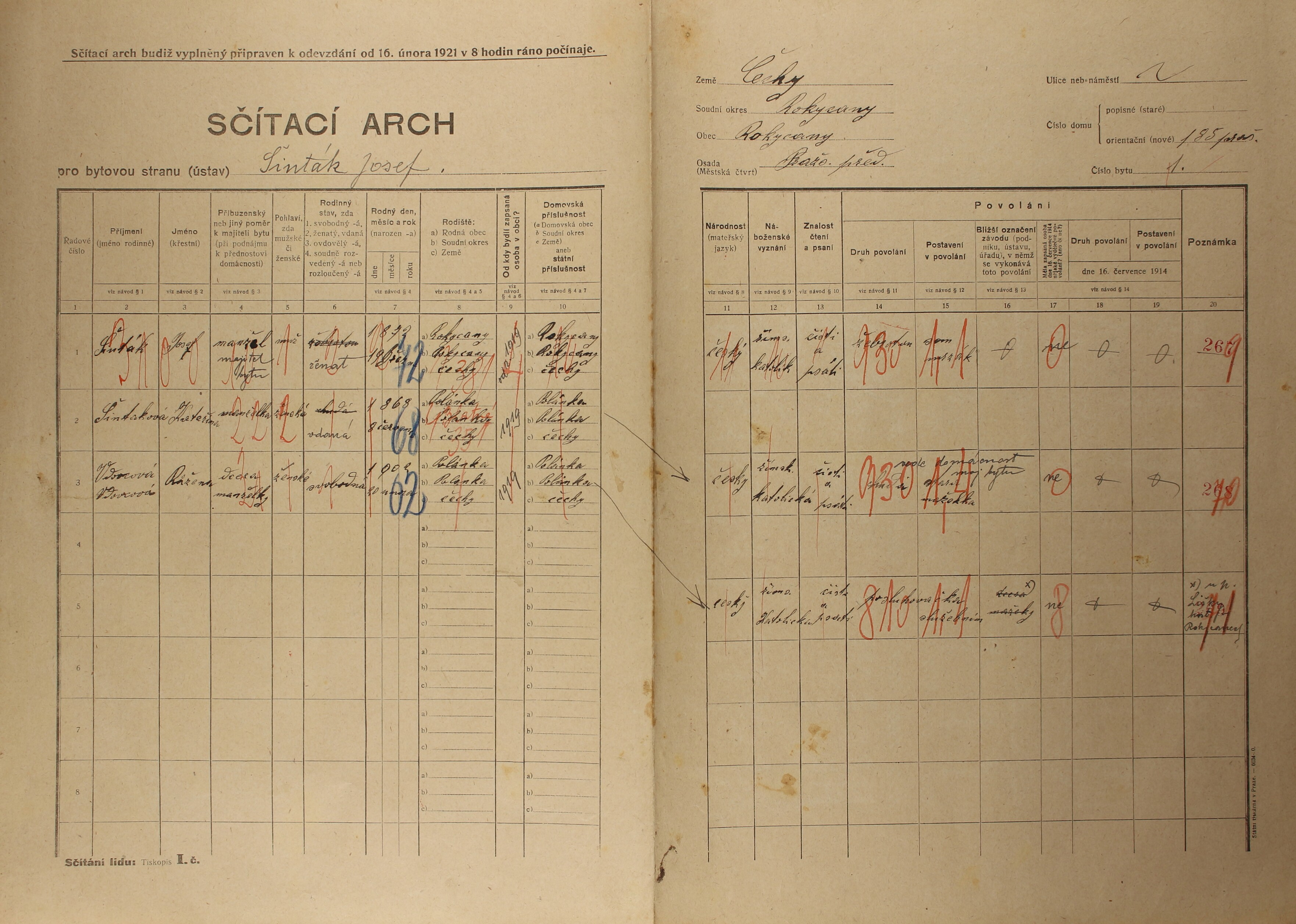 2. soap-ro_00002_census-1921-rokycany-prazske-predmesti-cp185_0020