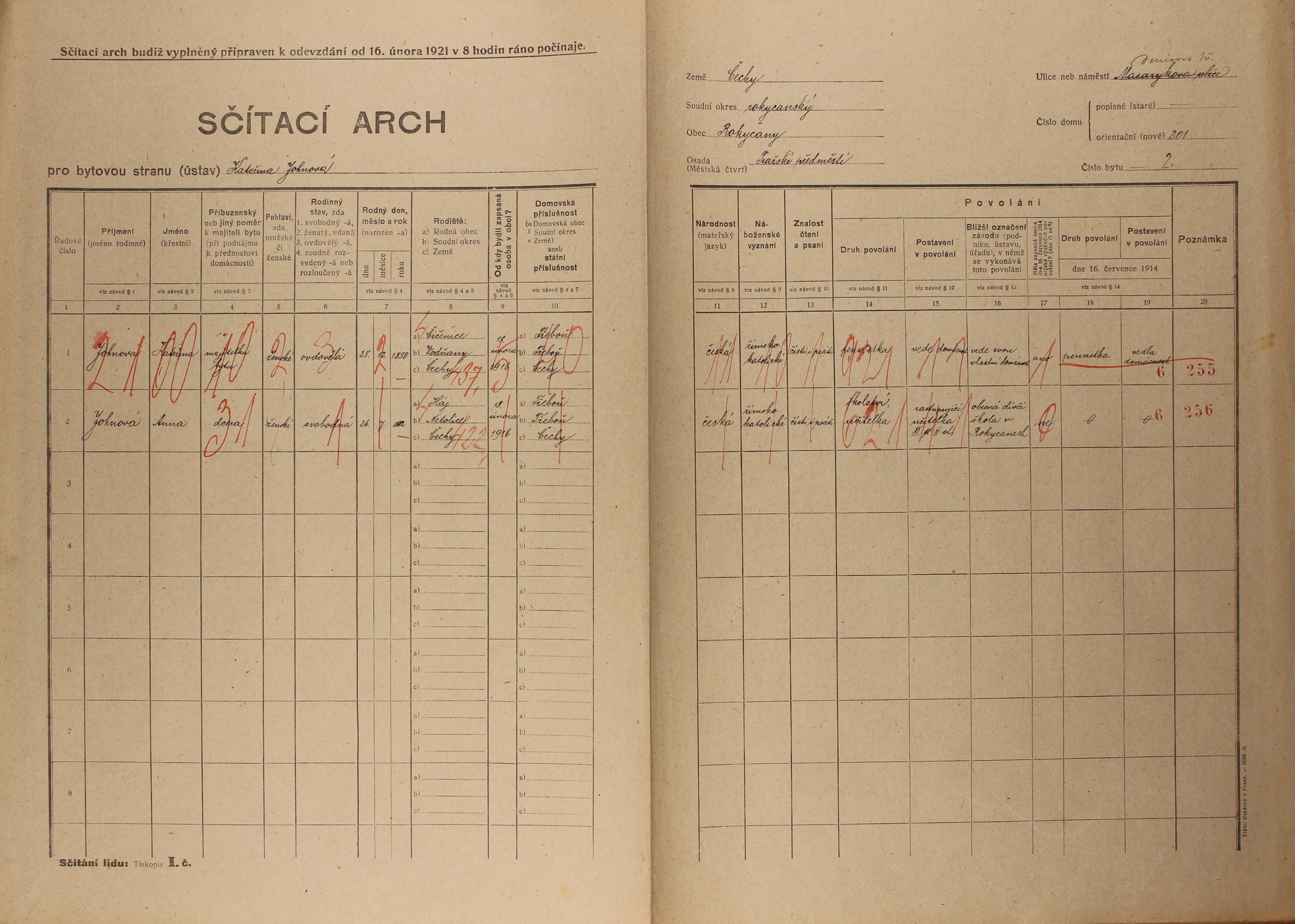 4. soap-ro_00002_census-1921-rokycany-prazske-predmesti-cp201_0040