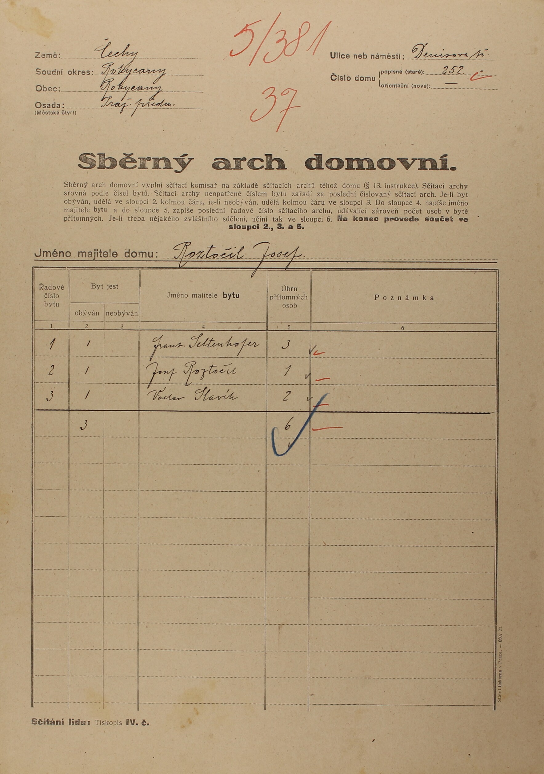 1. soap-ro_00002_census-1921-rokycany-prazske-predmesti-cp252_0010