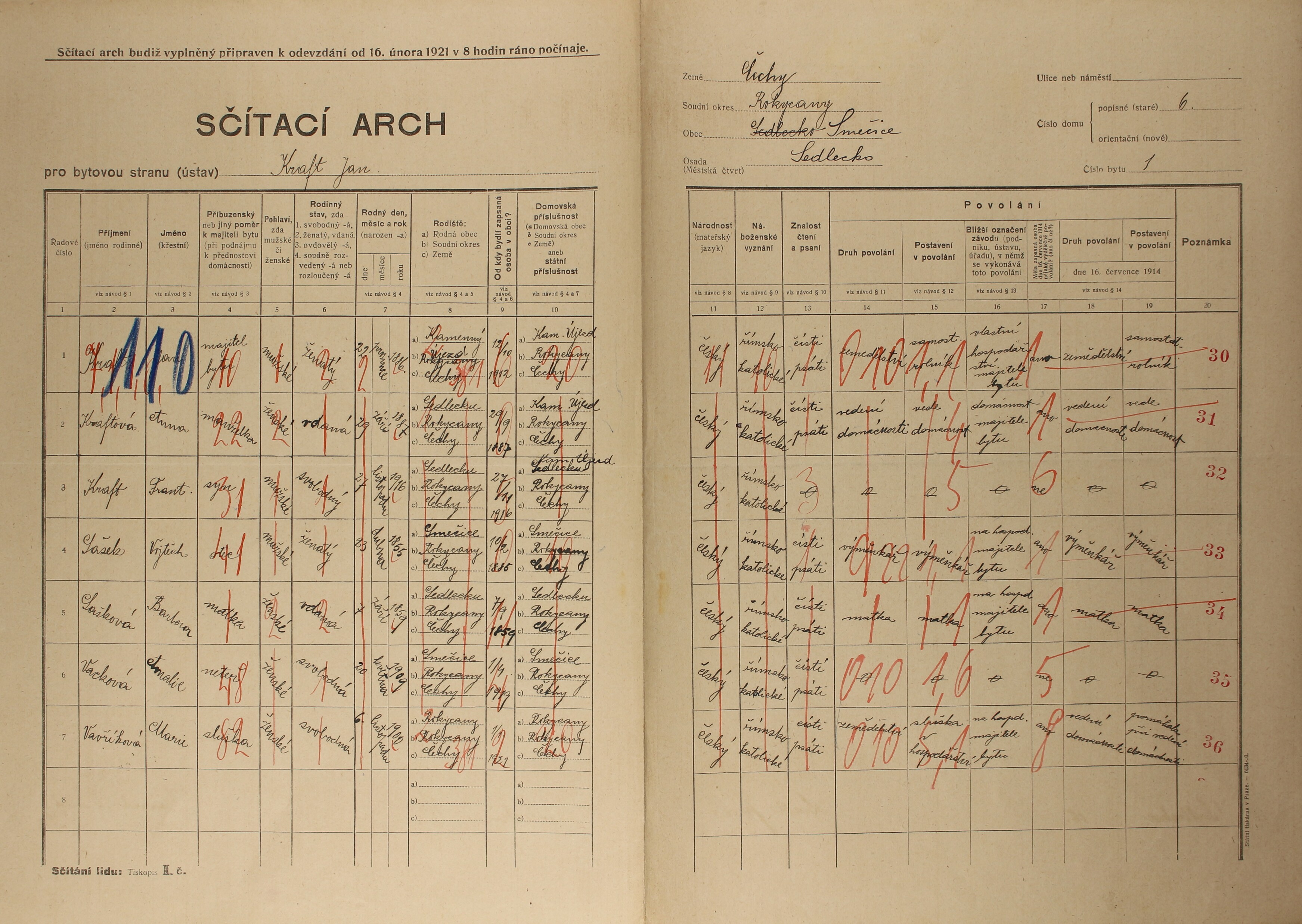 2. soap-ro_00002_census-1921-smedcice-sedlecko-cp006_0020