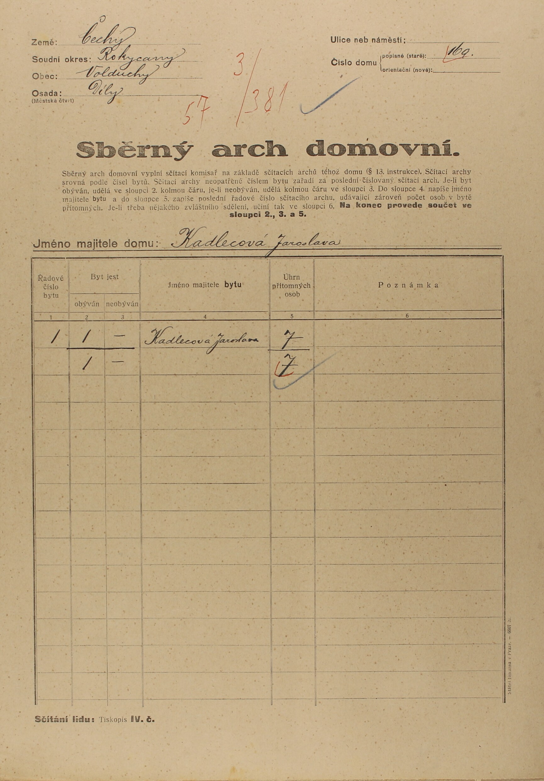 1. soap-ro_00002_census-1921-volduchy-cp169_0010