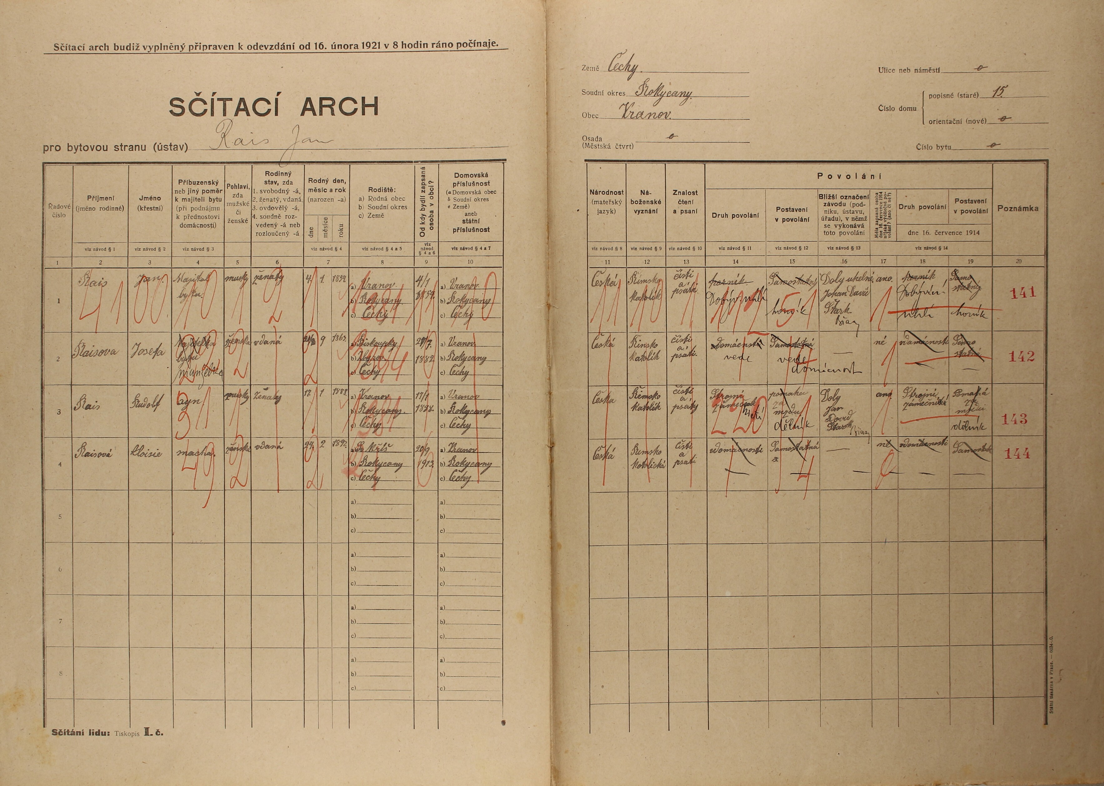 2. soap-ro_00002_census-1921-vranov-cp015_0020