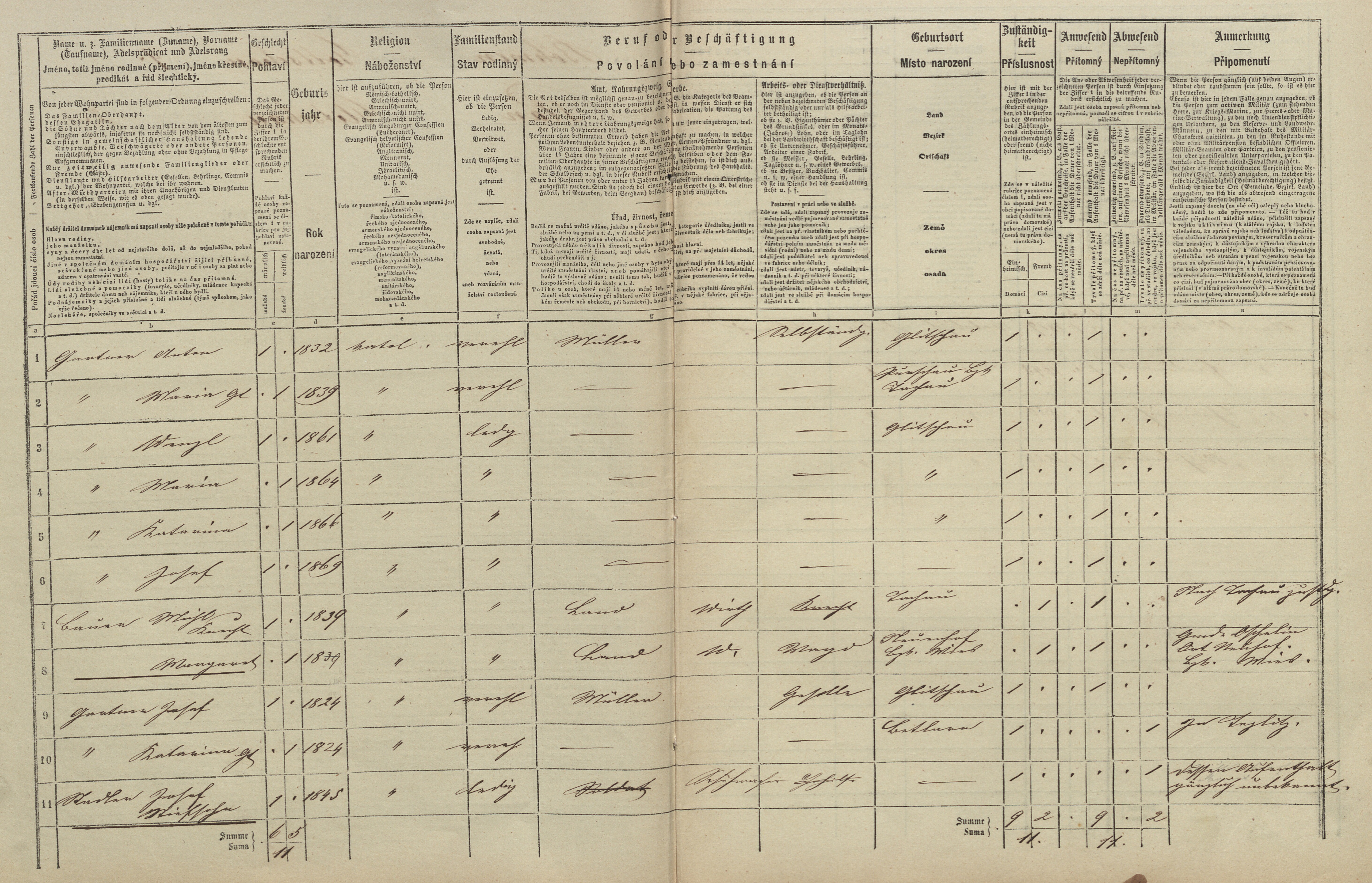 2. soap-tc_00191_census-1869-kocov-klicov-cp009_0020