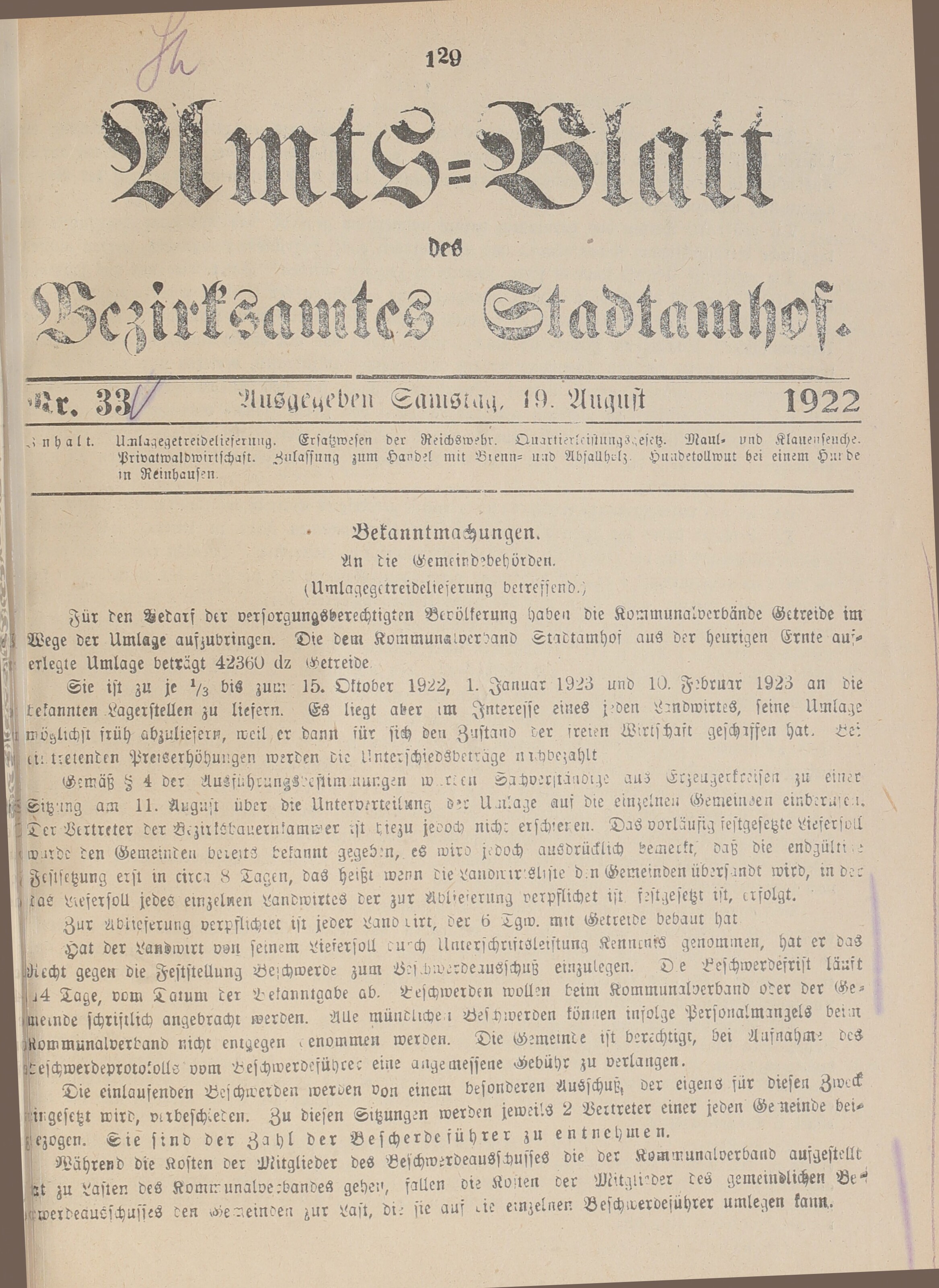 1. amtsblatt-stadtamhof-1922-08-19-n33_1200