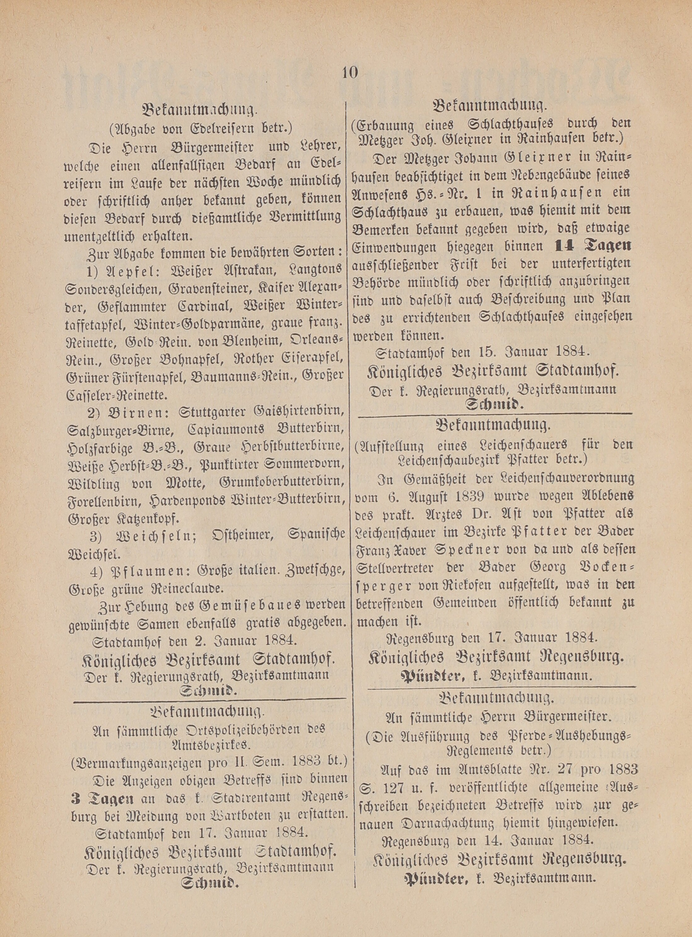 2. amtsblatt-stadtamhof-regensburg-1884-01-20-n3_0150