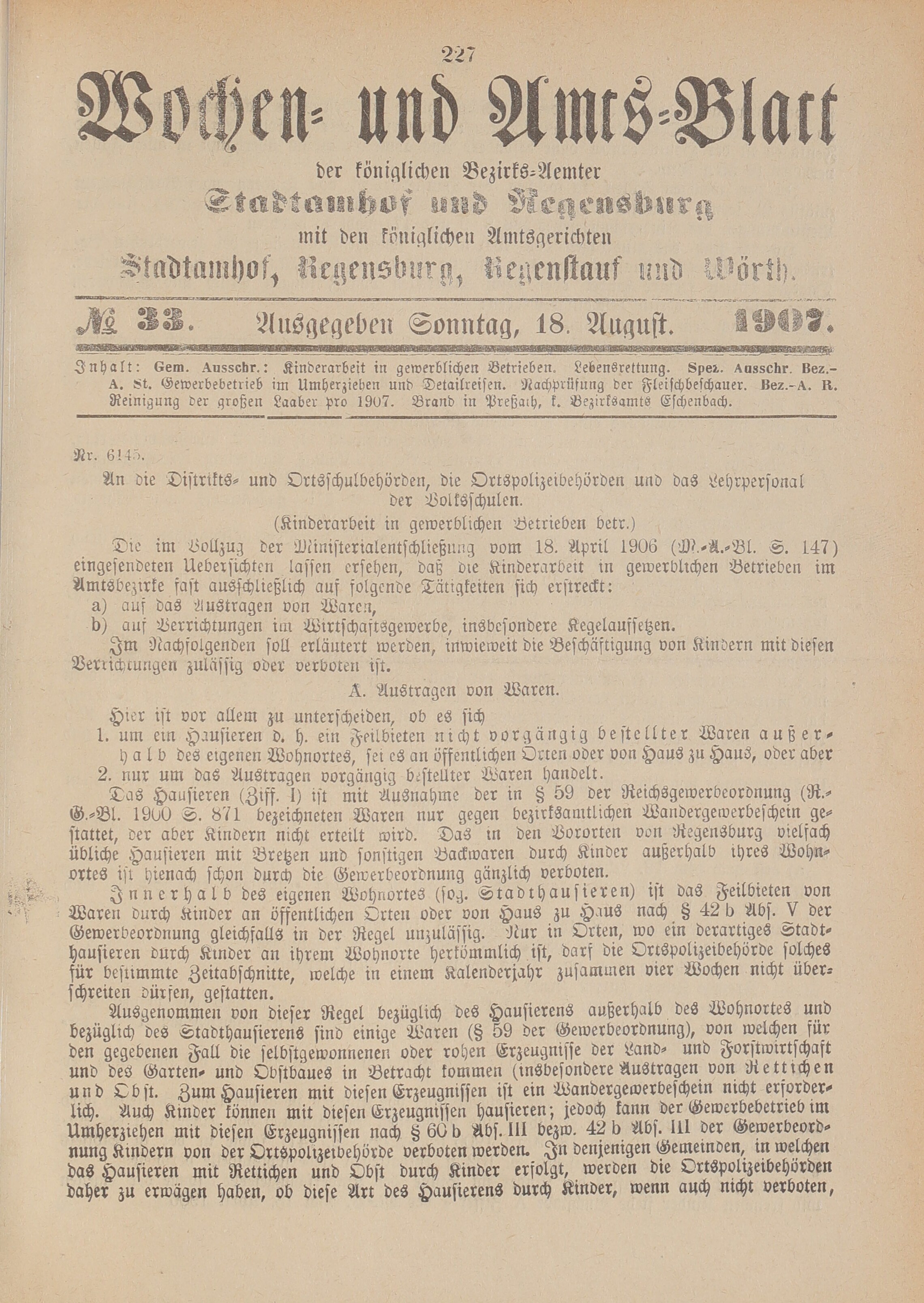 1. amtsblatt-stadtamhof-regensburg-1907-08-18-n33_2420