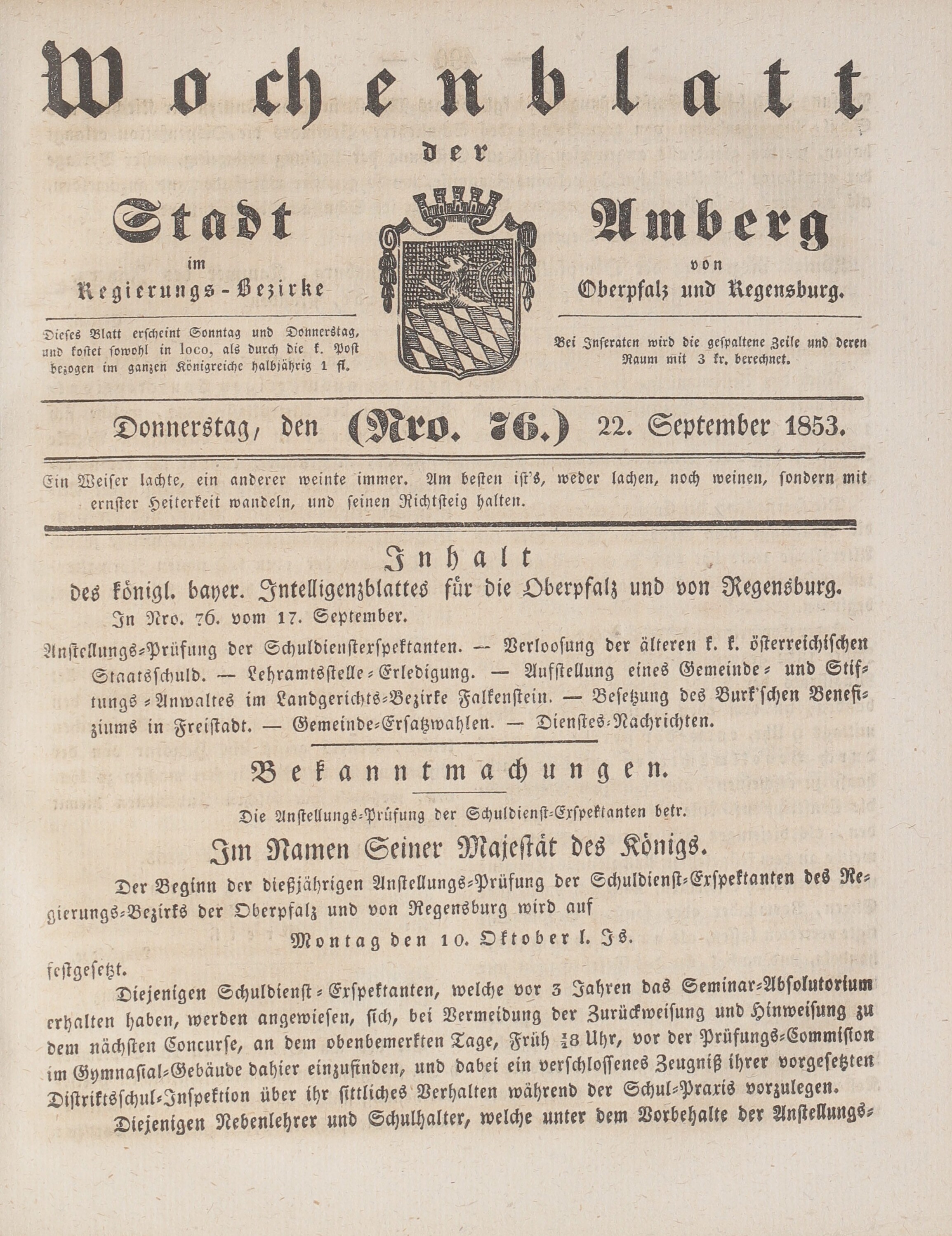 1. wochenblatt-amberg-1853-09-22-n76_3940