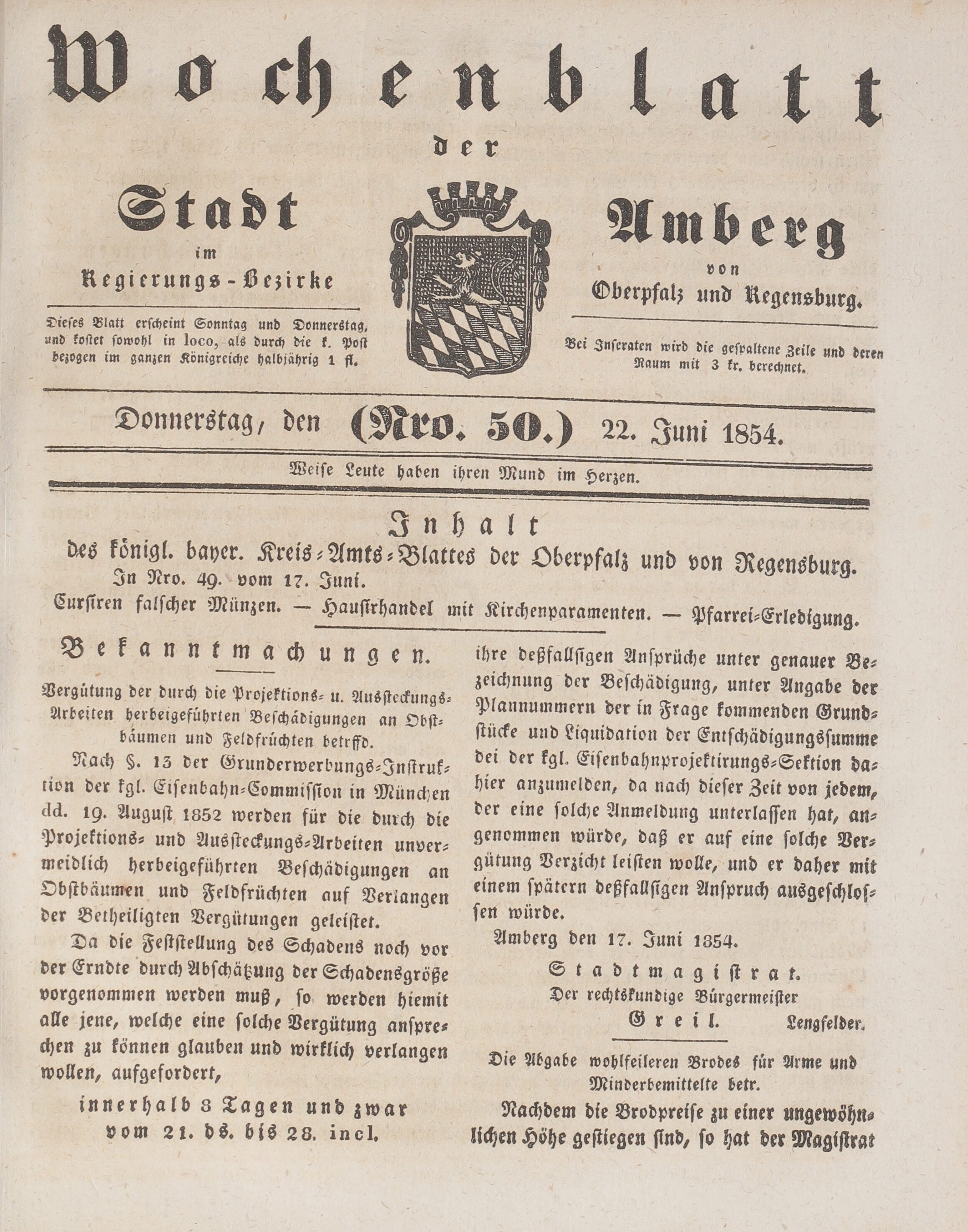 1. wochenblatt-amberg-1854-06-22-n50_2680