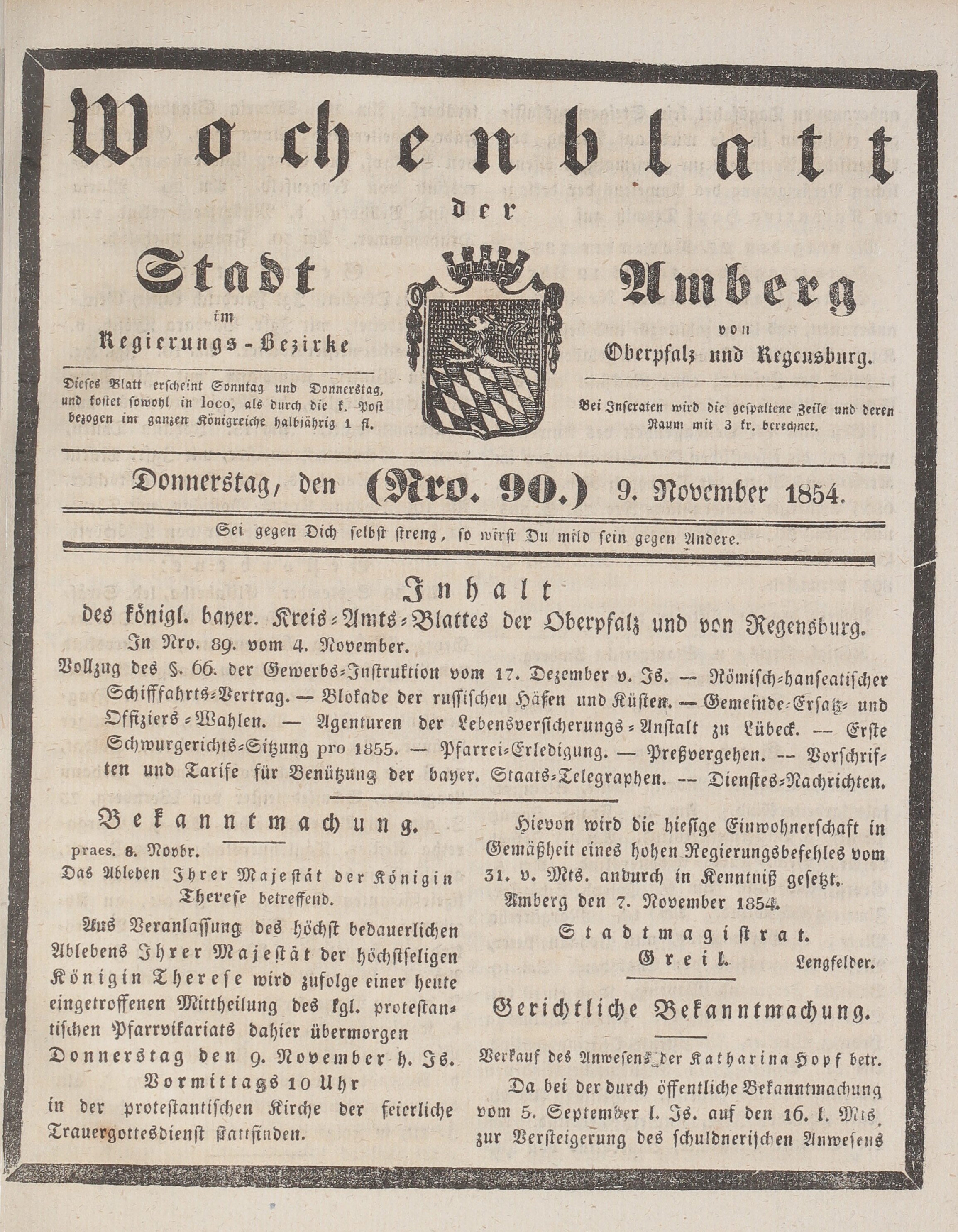 1. wochenblatt-amberg-1854-11-09-n90_4880