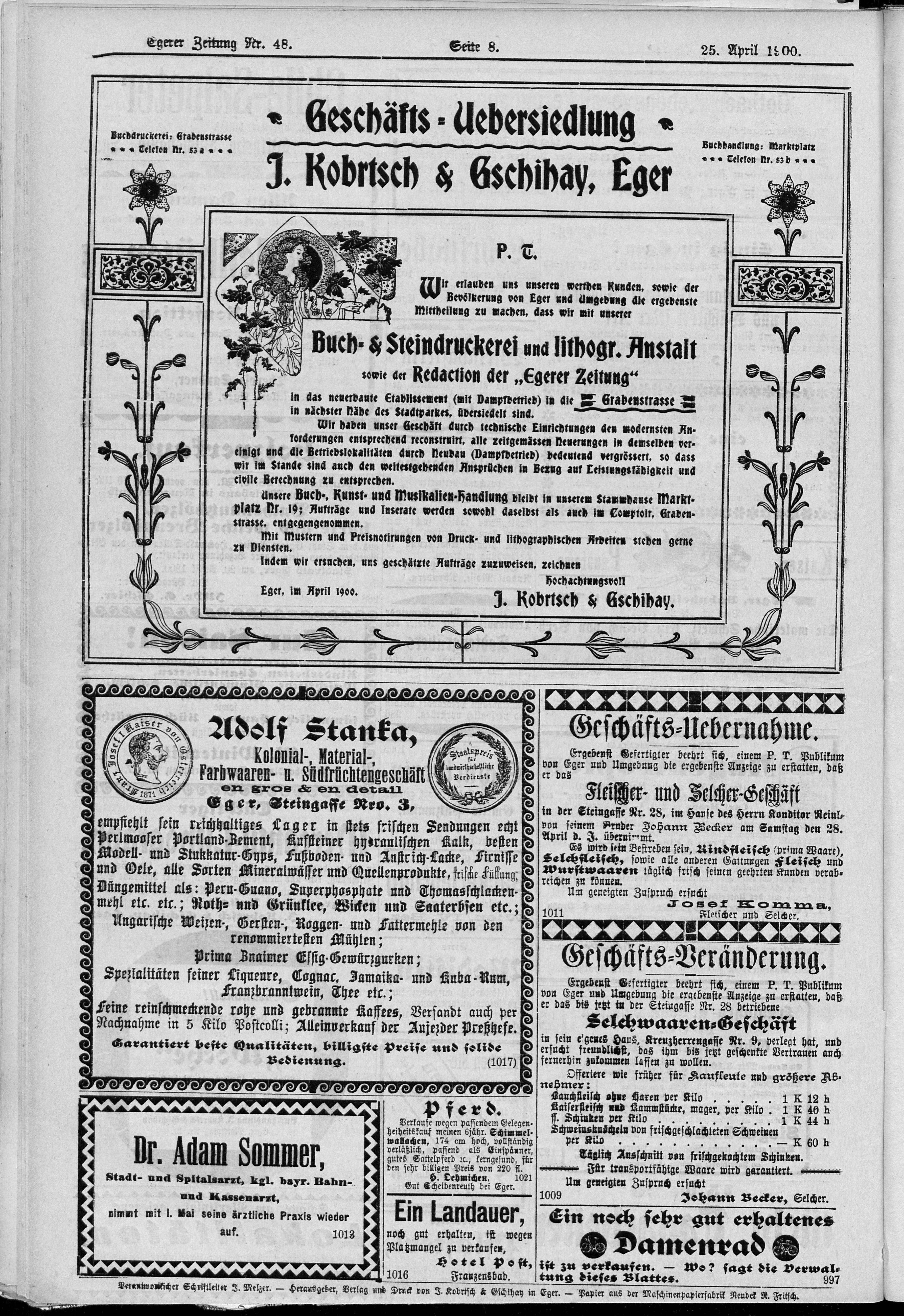 8. egerer-zeitung-1900-04-25-n48_1850