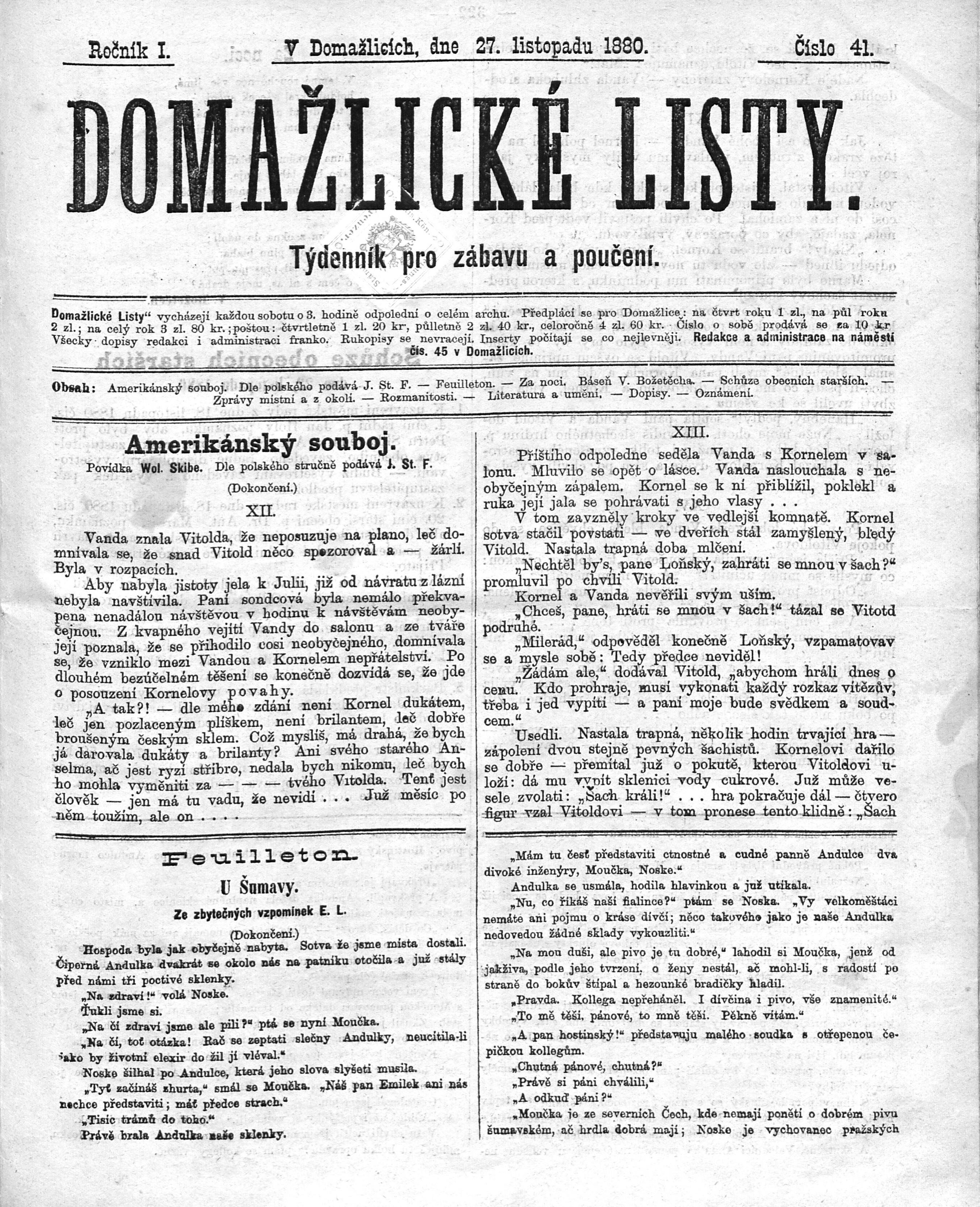 1. domazlicke-listy-1880-11-27-n41_1635