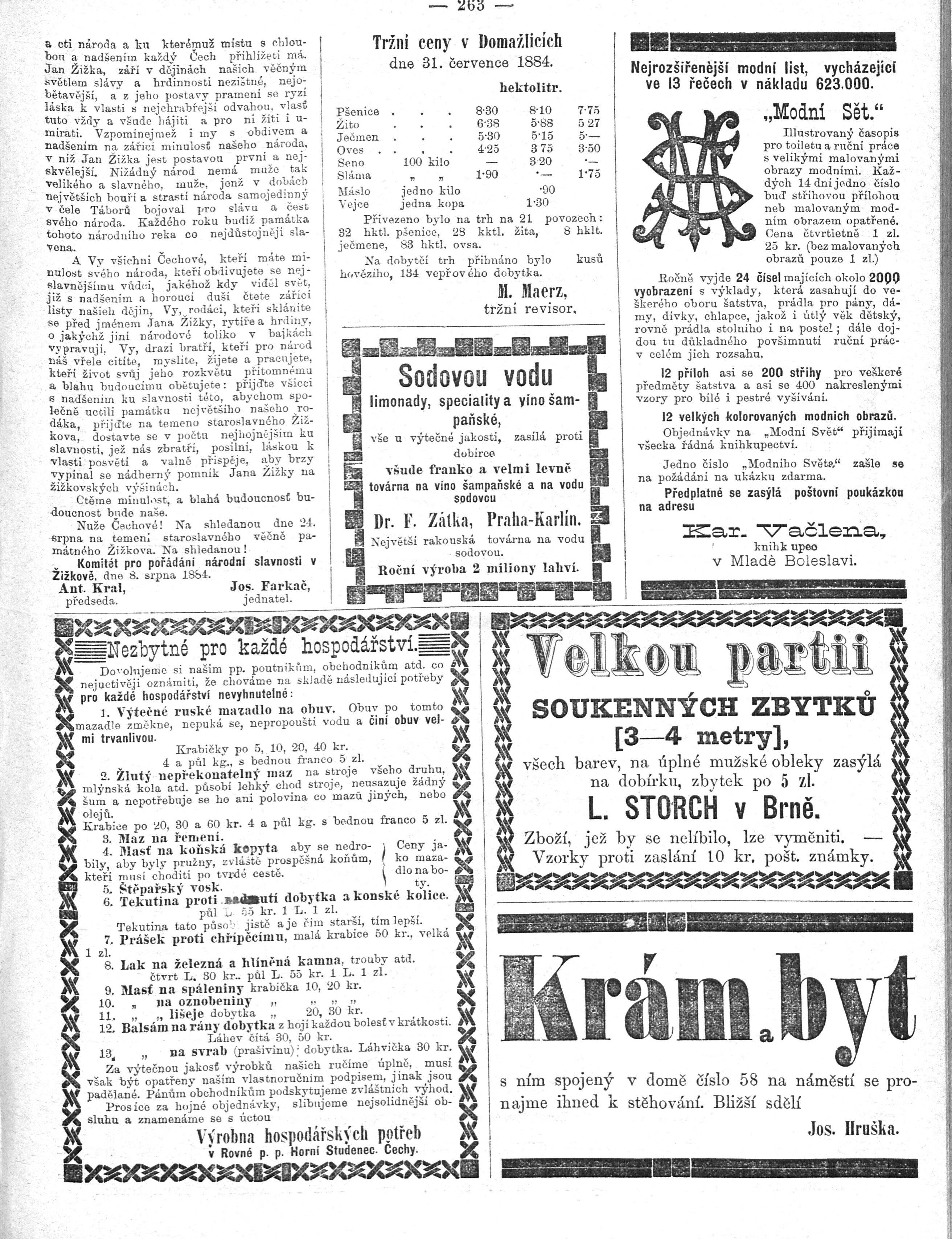 7. domazlicke-listy-1884-08-15-n33_1265